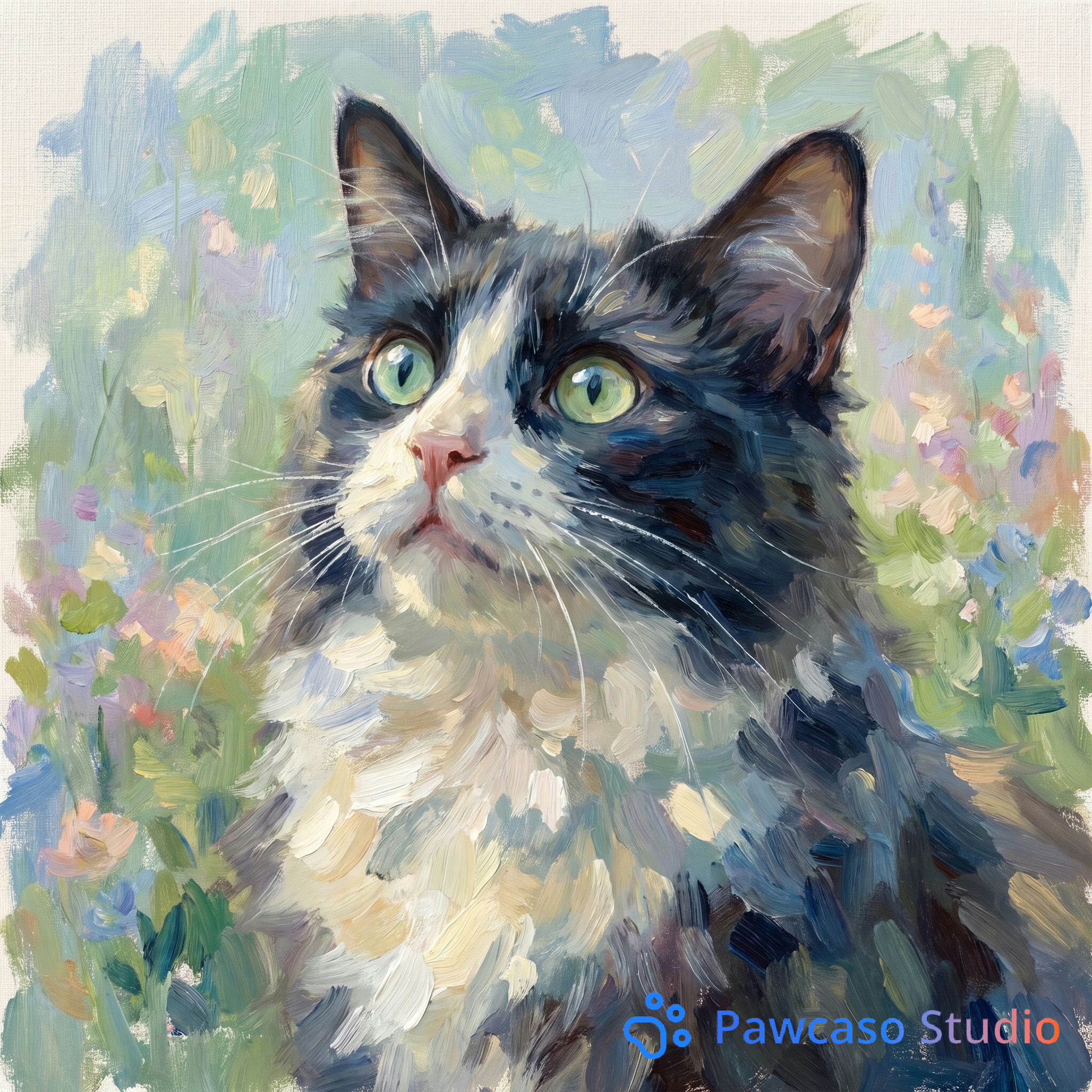 Meow-Meow's Monet portrait