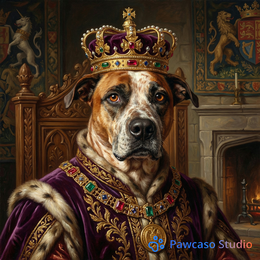Bindi's Royal portrait