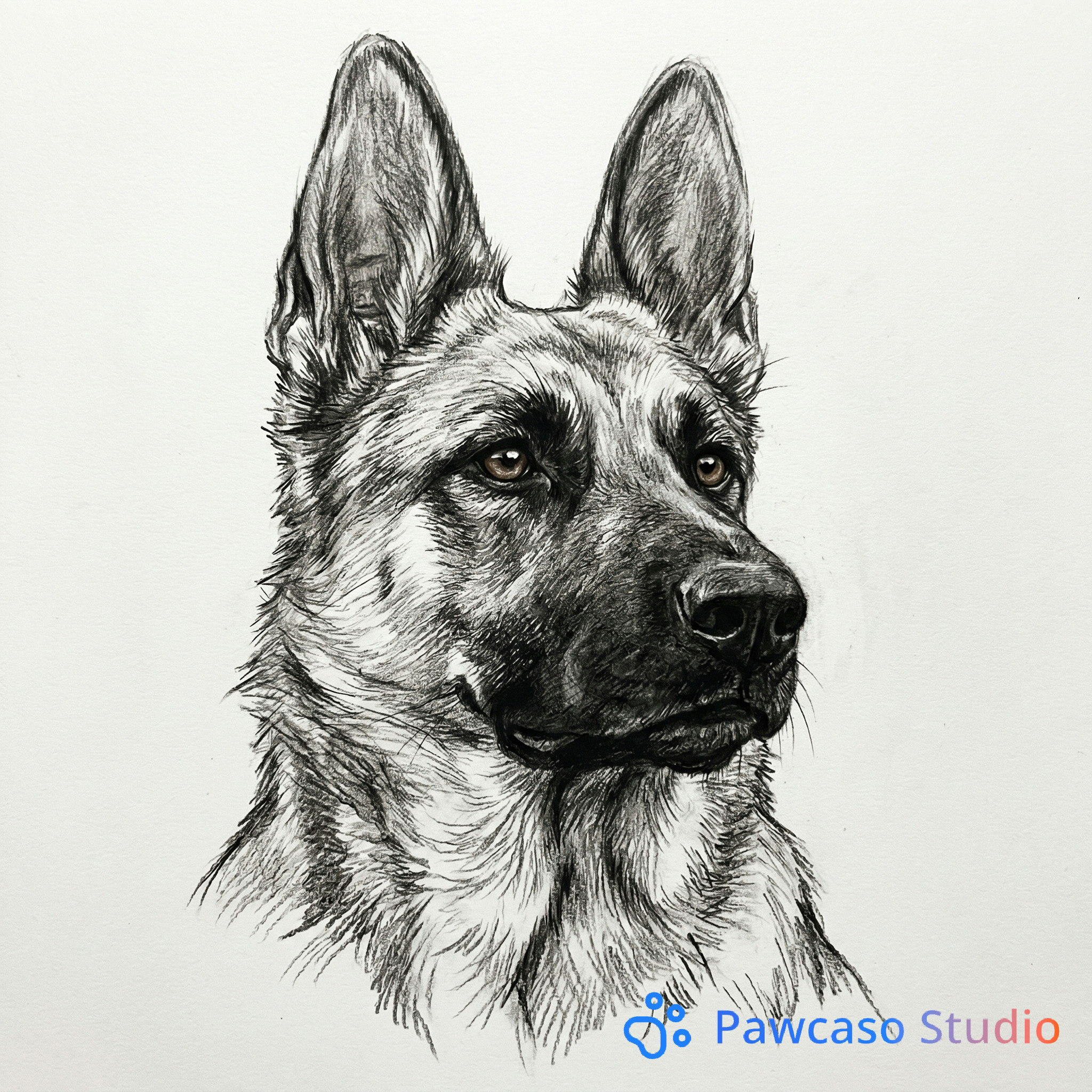 Cleo's Charcoal portrait
