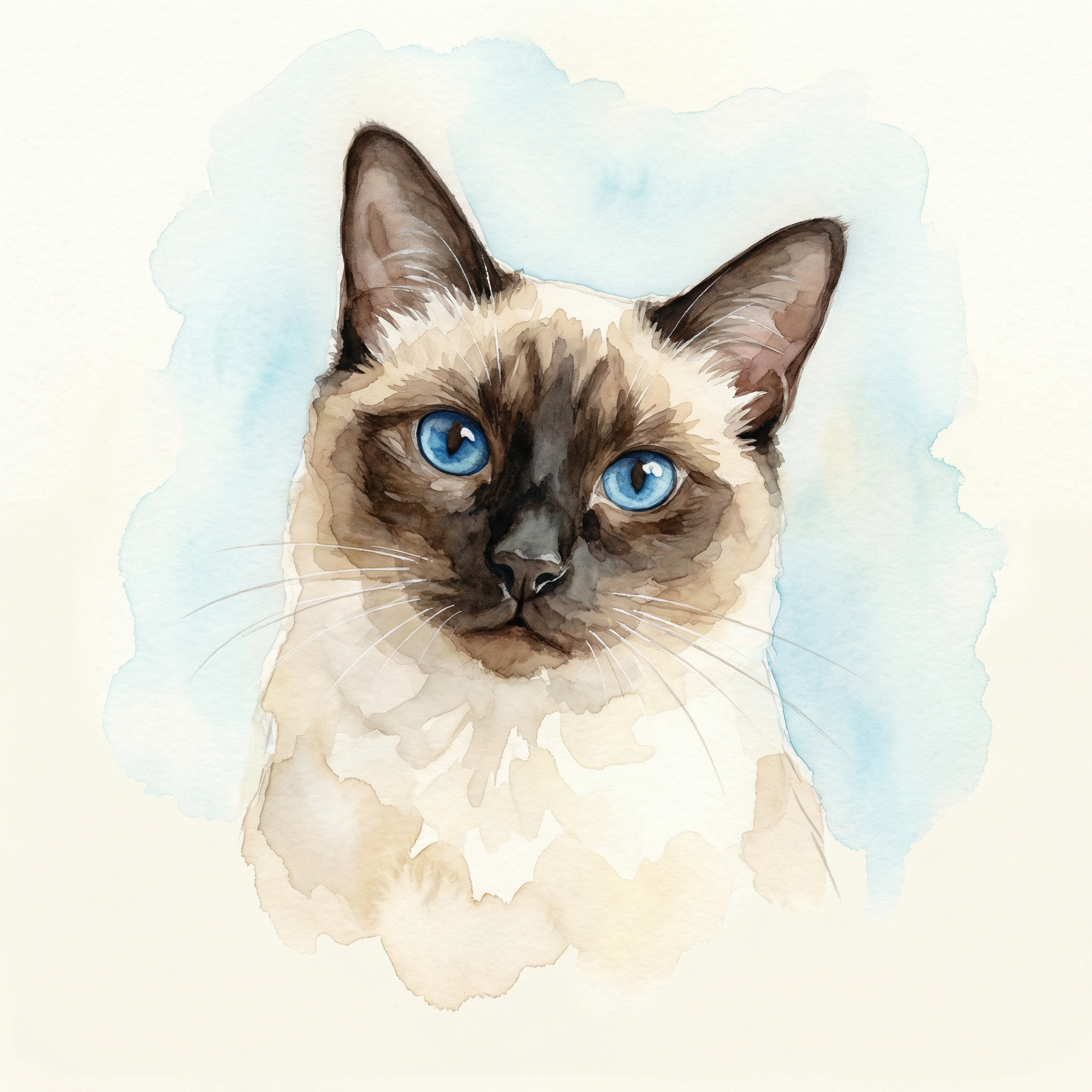 Ziggy's Watercolor portrait