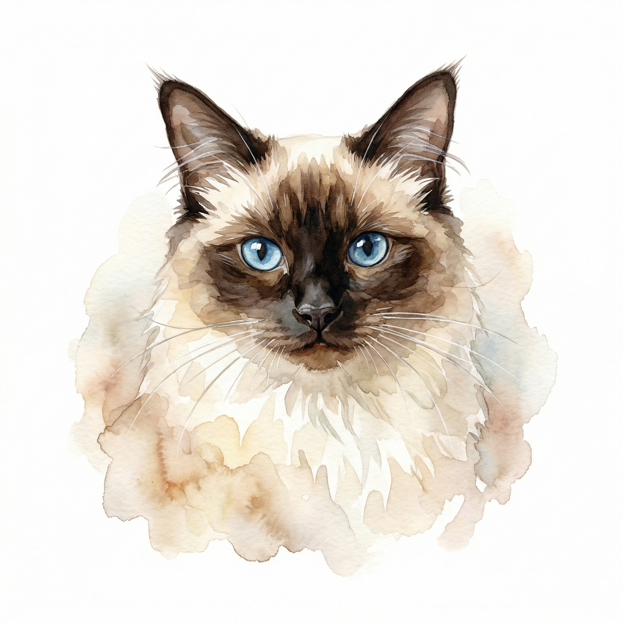 Mango's Watercolor portrait
