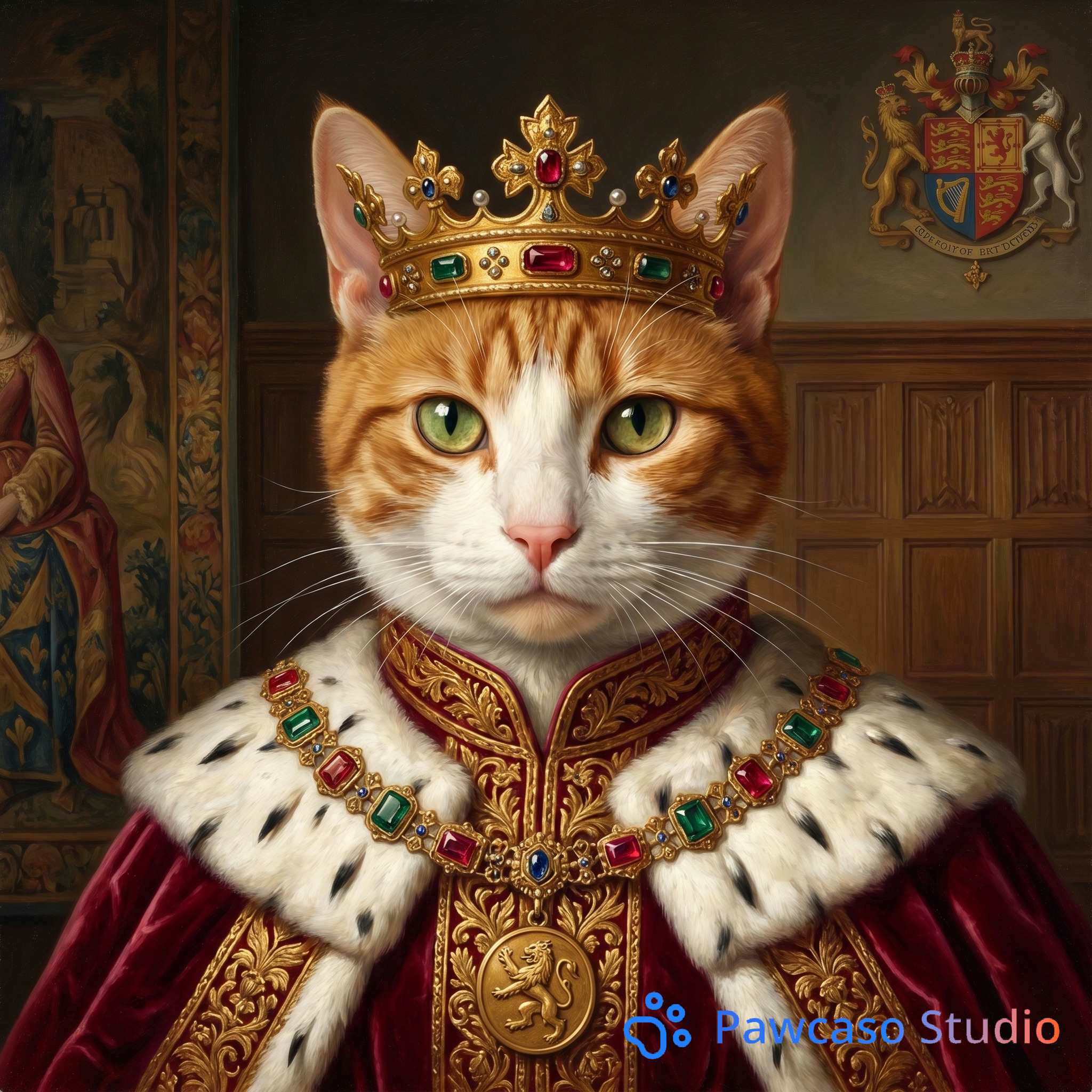 Tigger's Royal portrait