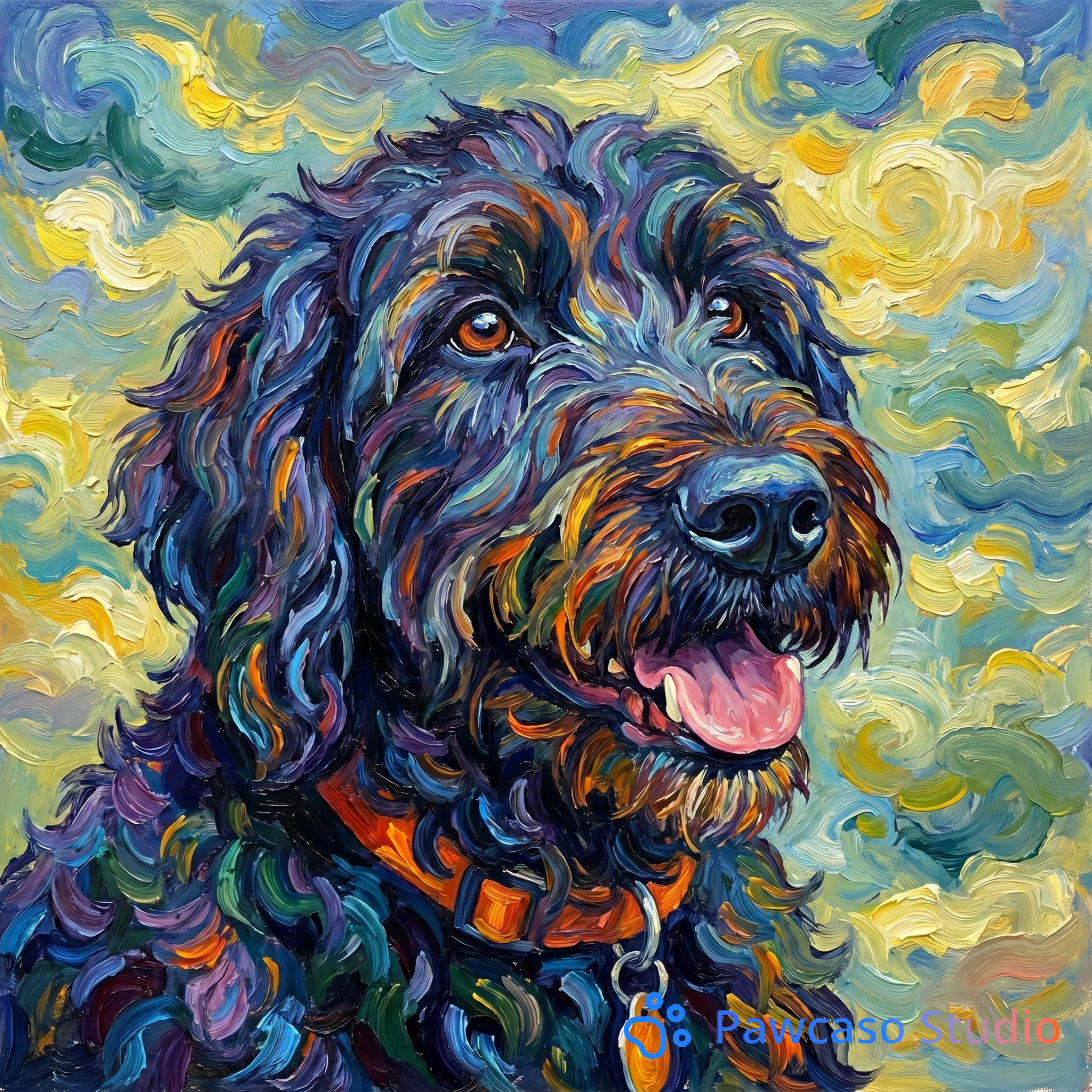 Archie's Van Gogh portrait