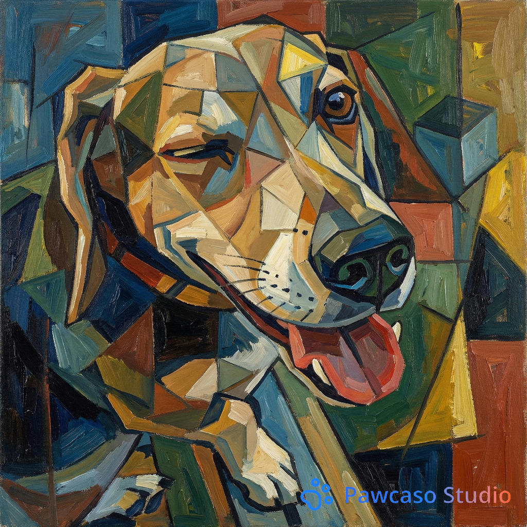 Doobie and Floppy's Picasso portrait