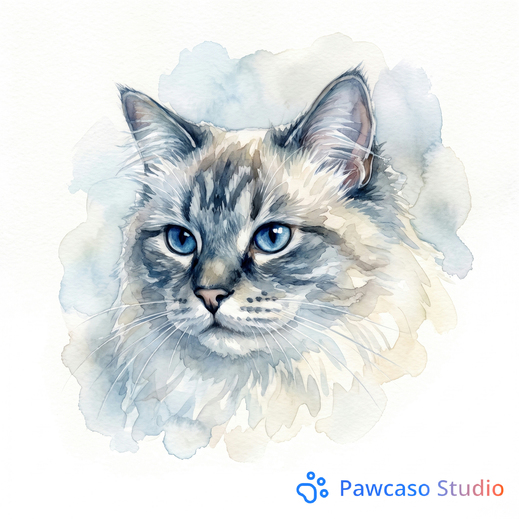 Harper's Watercolor portrait