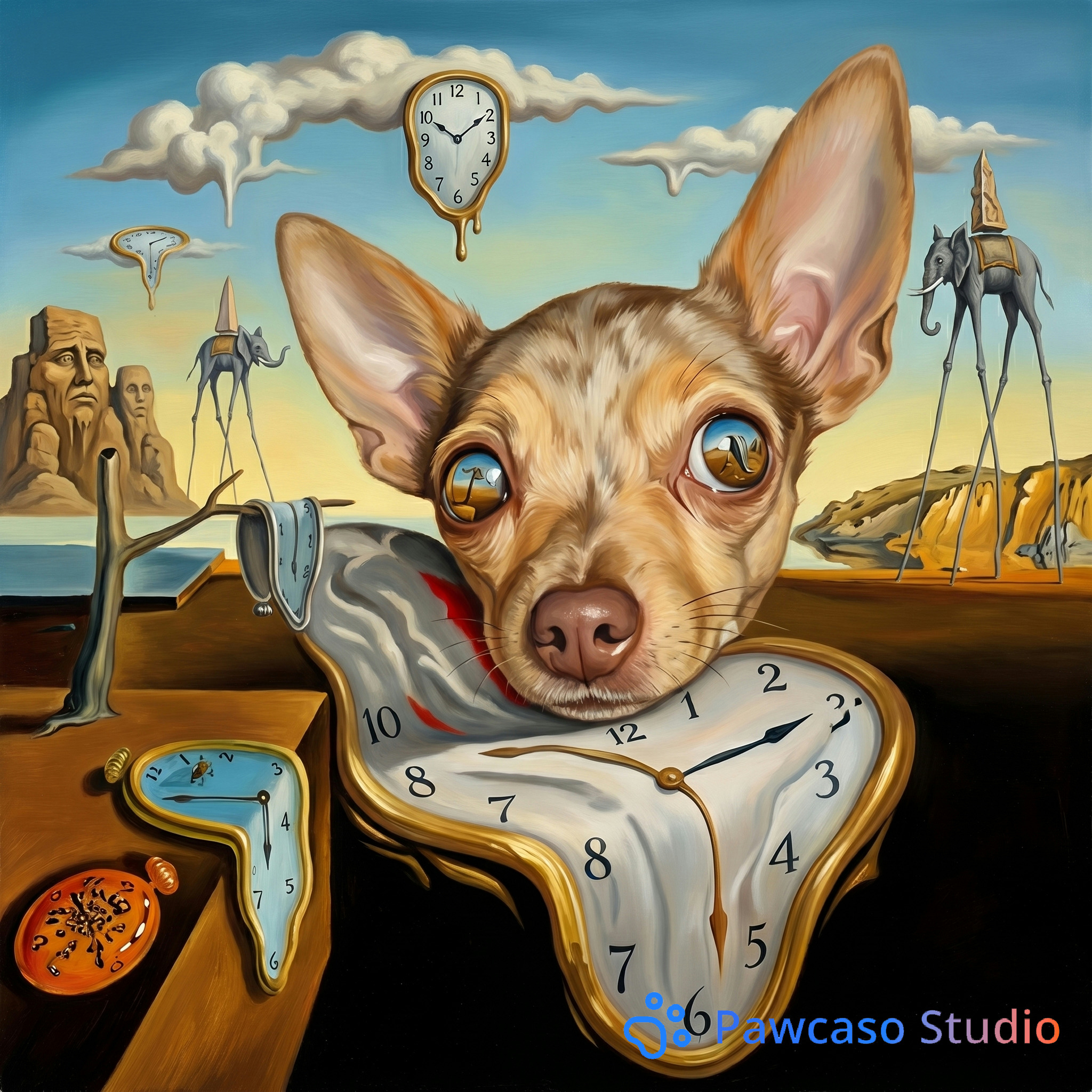 Chica's Dali portrait
