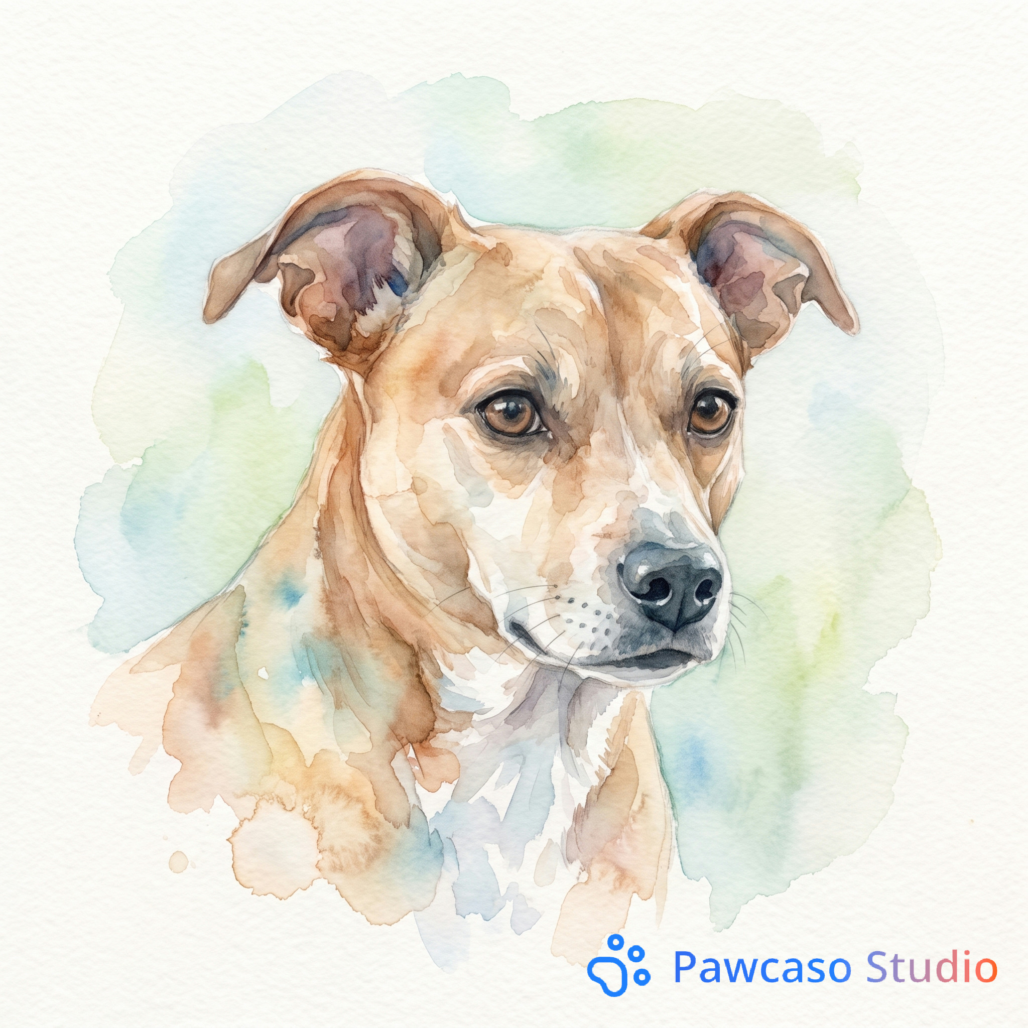 Linus's Watercolor portrait