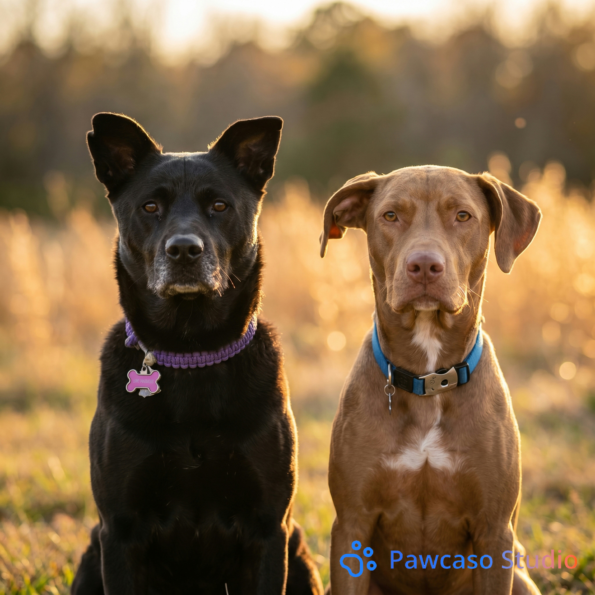 Hersheys and Maverick's Professional portrait