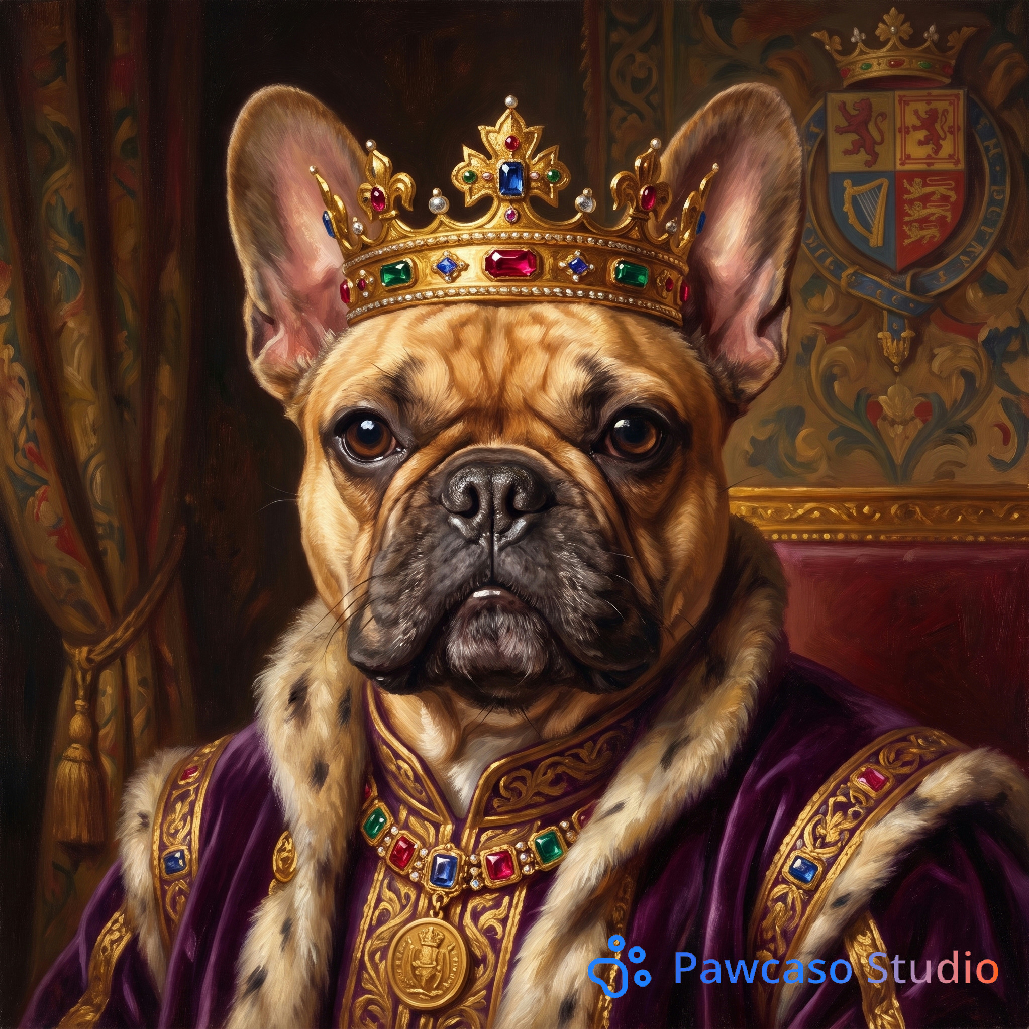 Stitch's Royal portrait