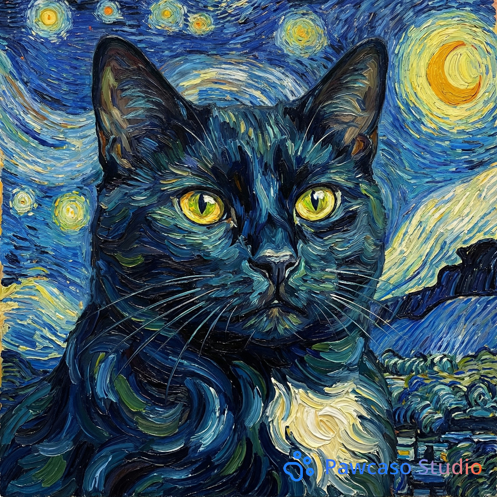 Lulu's Van Gogh portrait