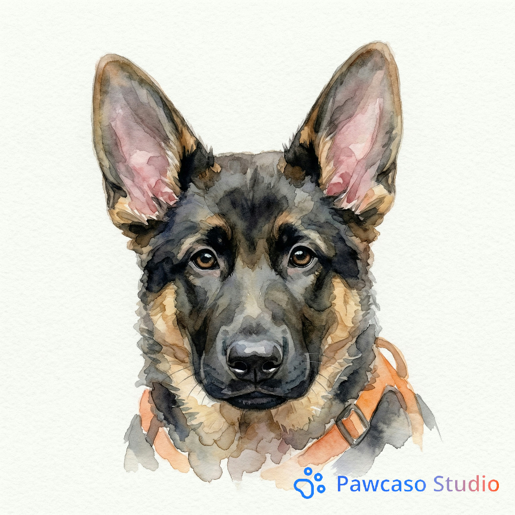 Pearl's Watercolor portrait