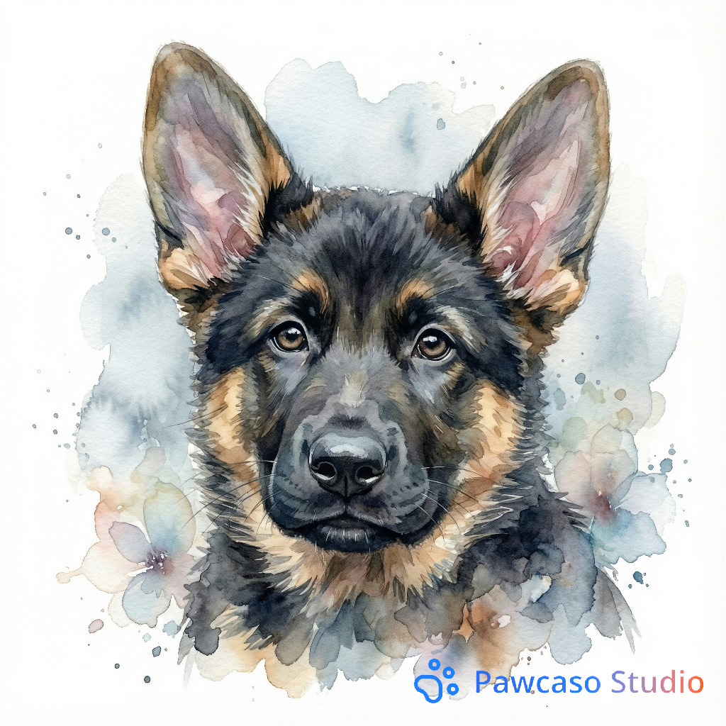 Pearl's Watercolor portrait