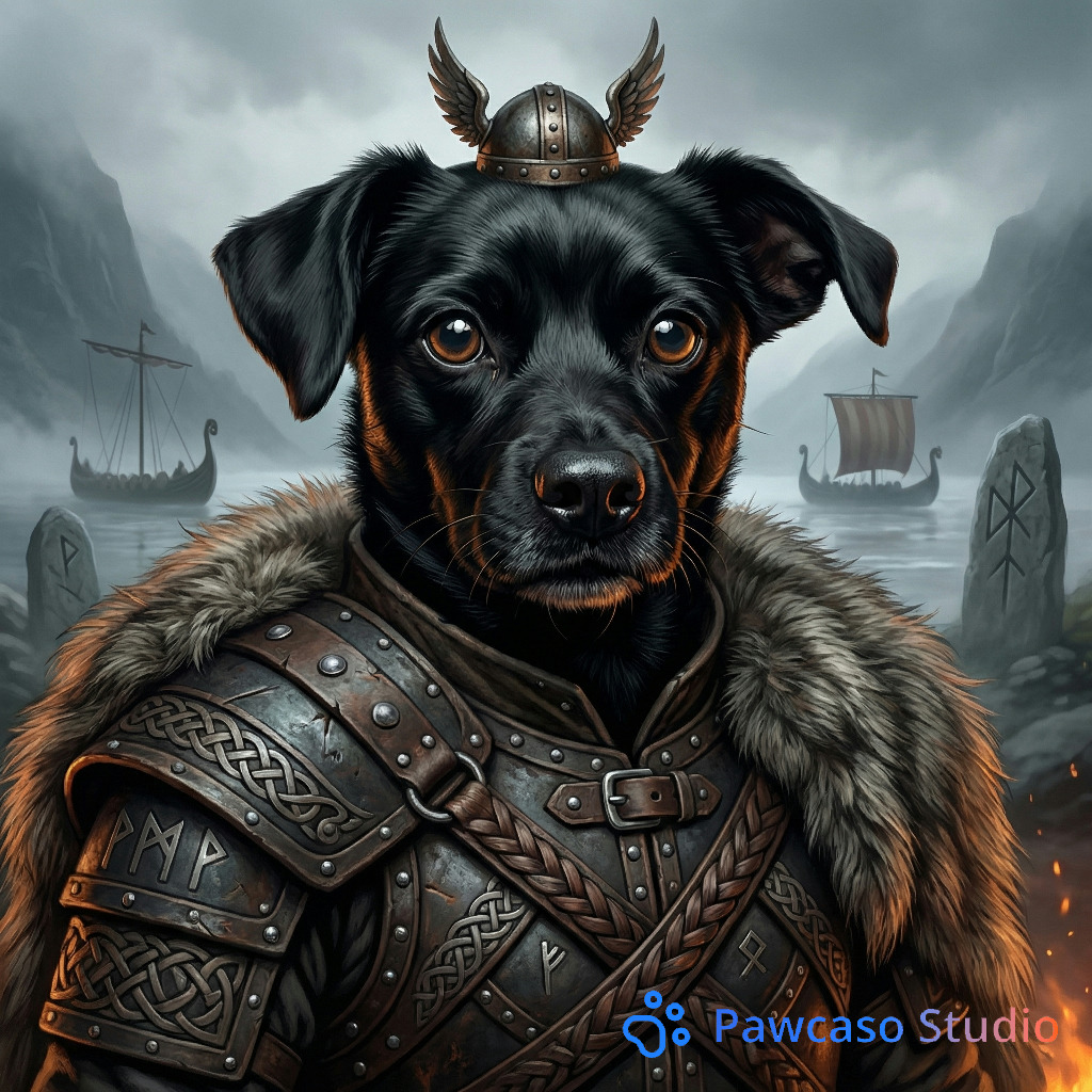Petey's Viking portrait