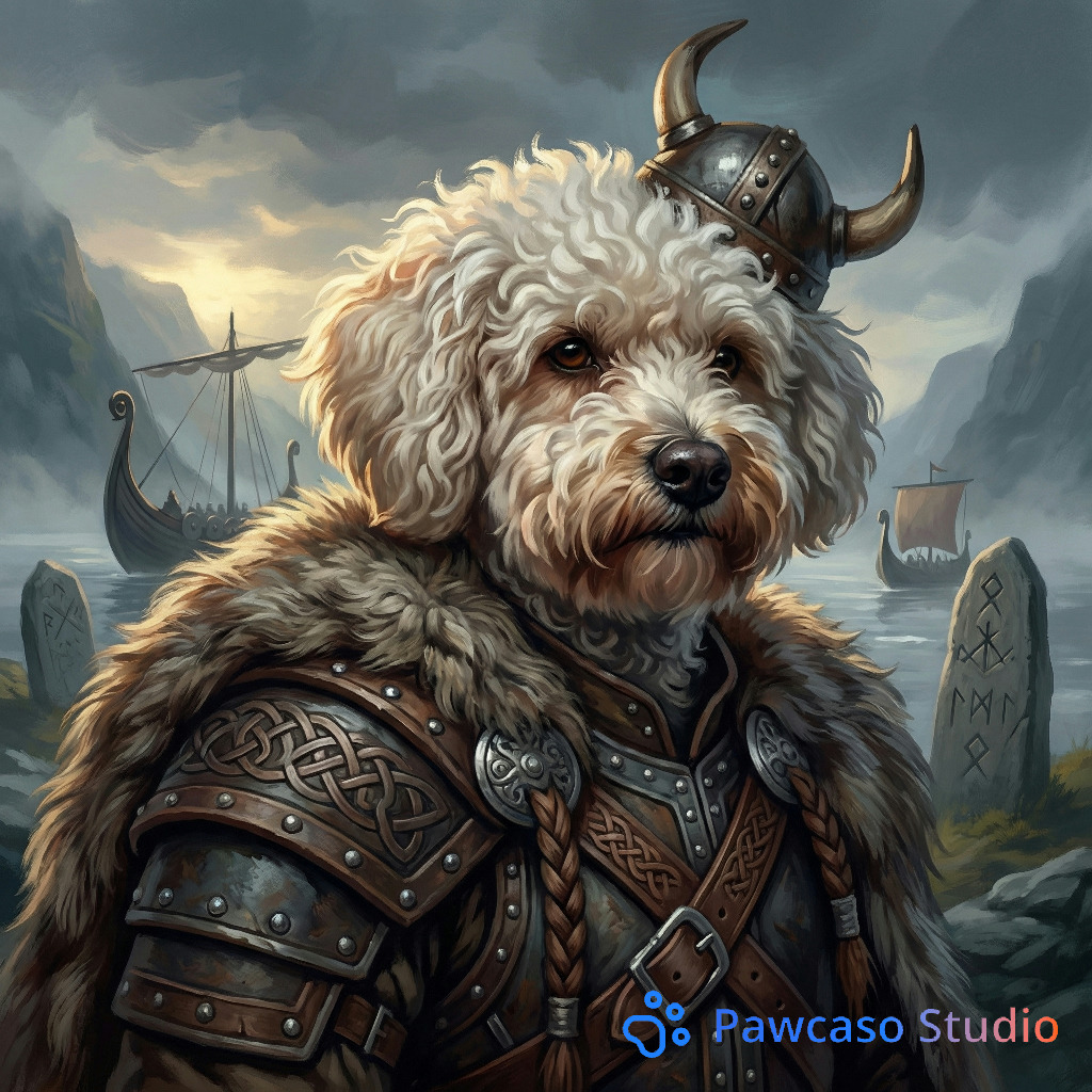 Ralphie's Viking portrait