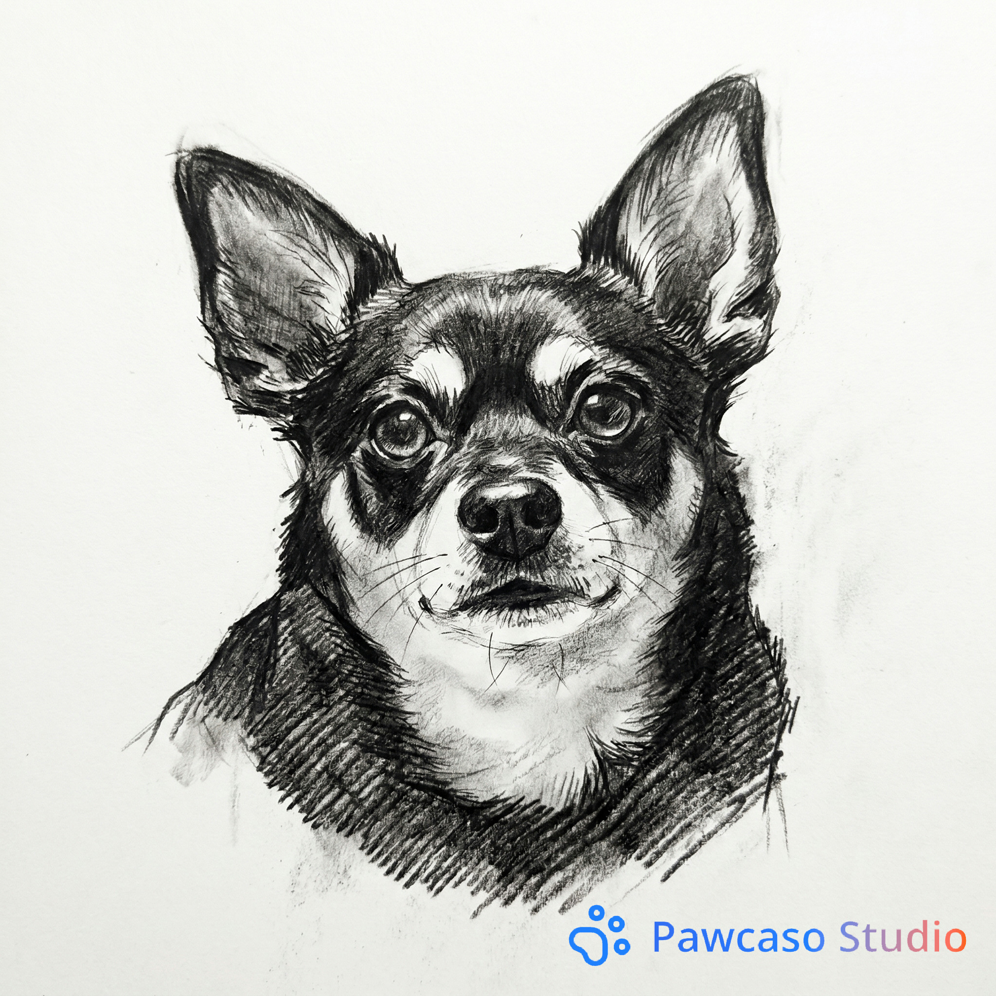 Pablo's Charcoal portrait