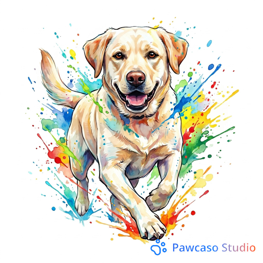 George's Splash Art portrait