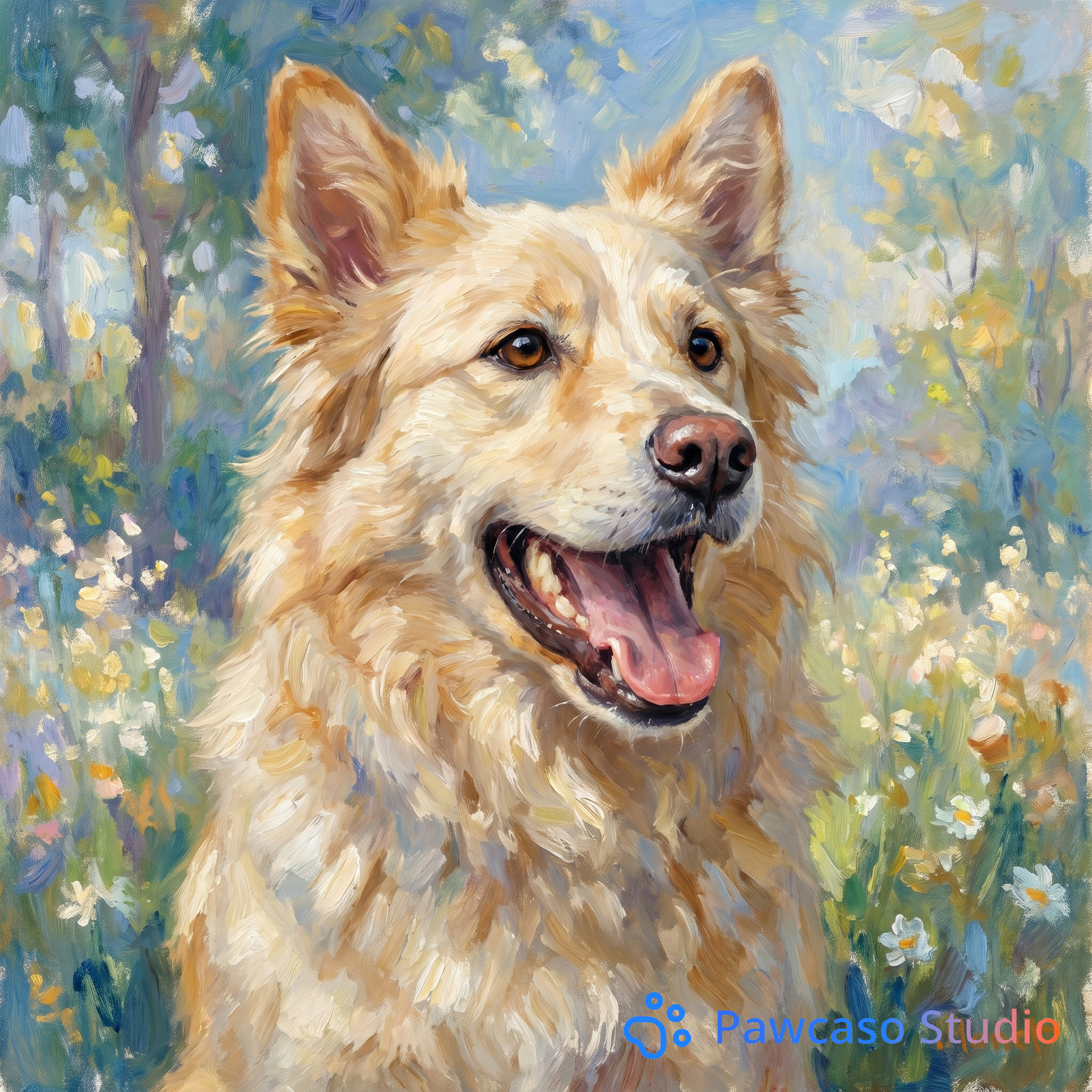 Melina's Monet portrait