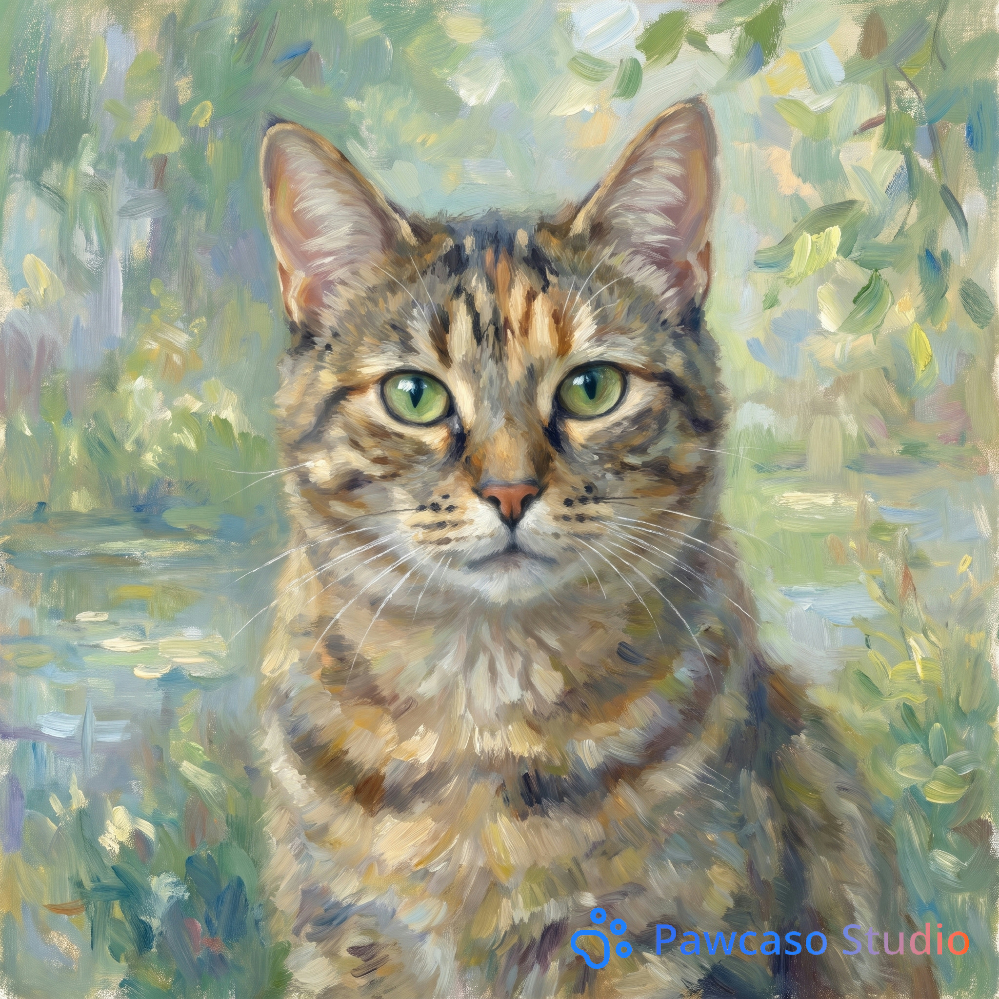 Tania's Monet portrait