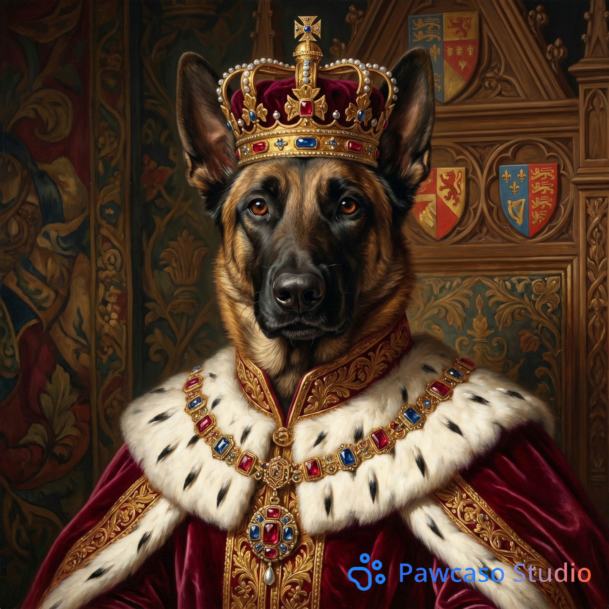 Sadie's Royal portrait