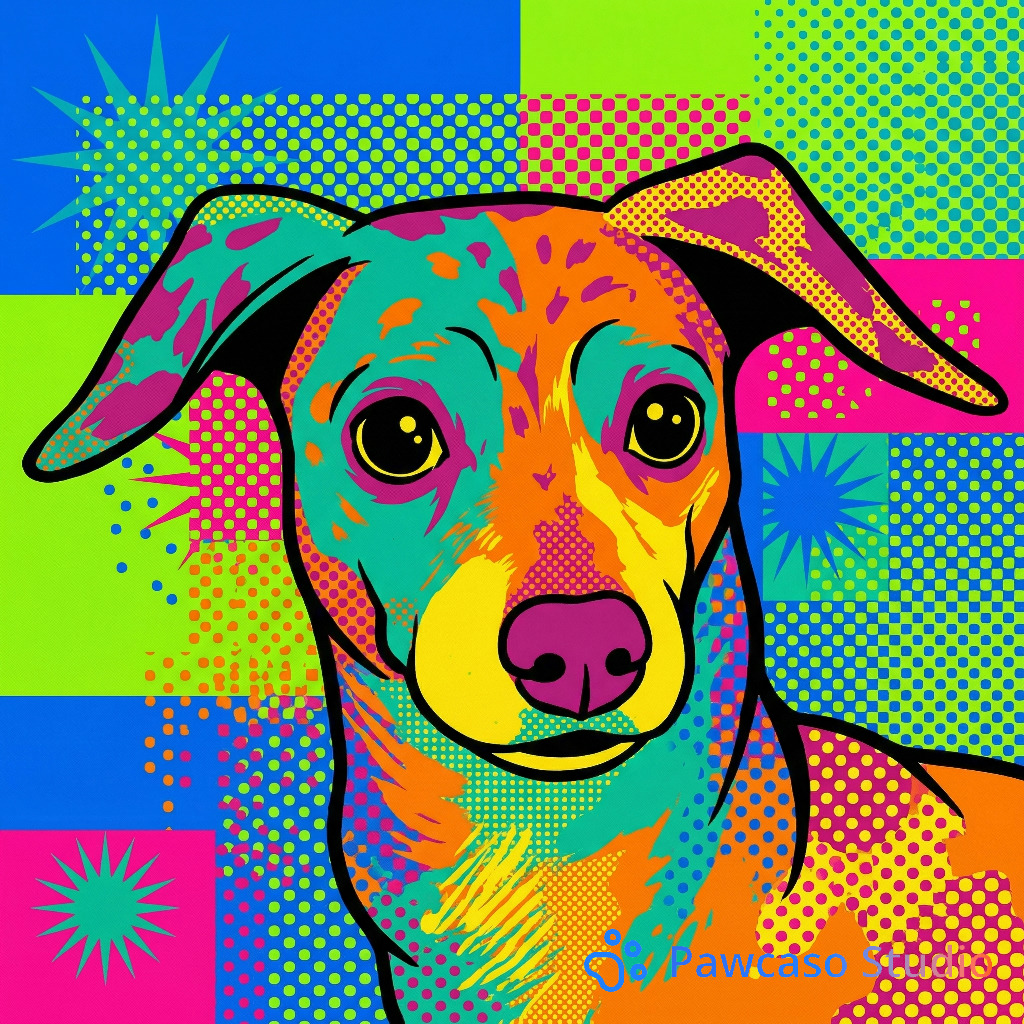 Freckles's Warhol portrait