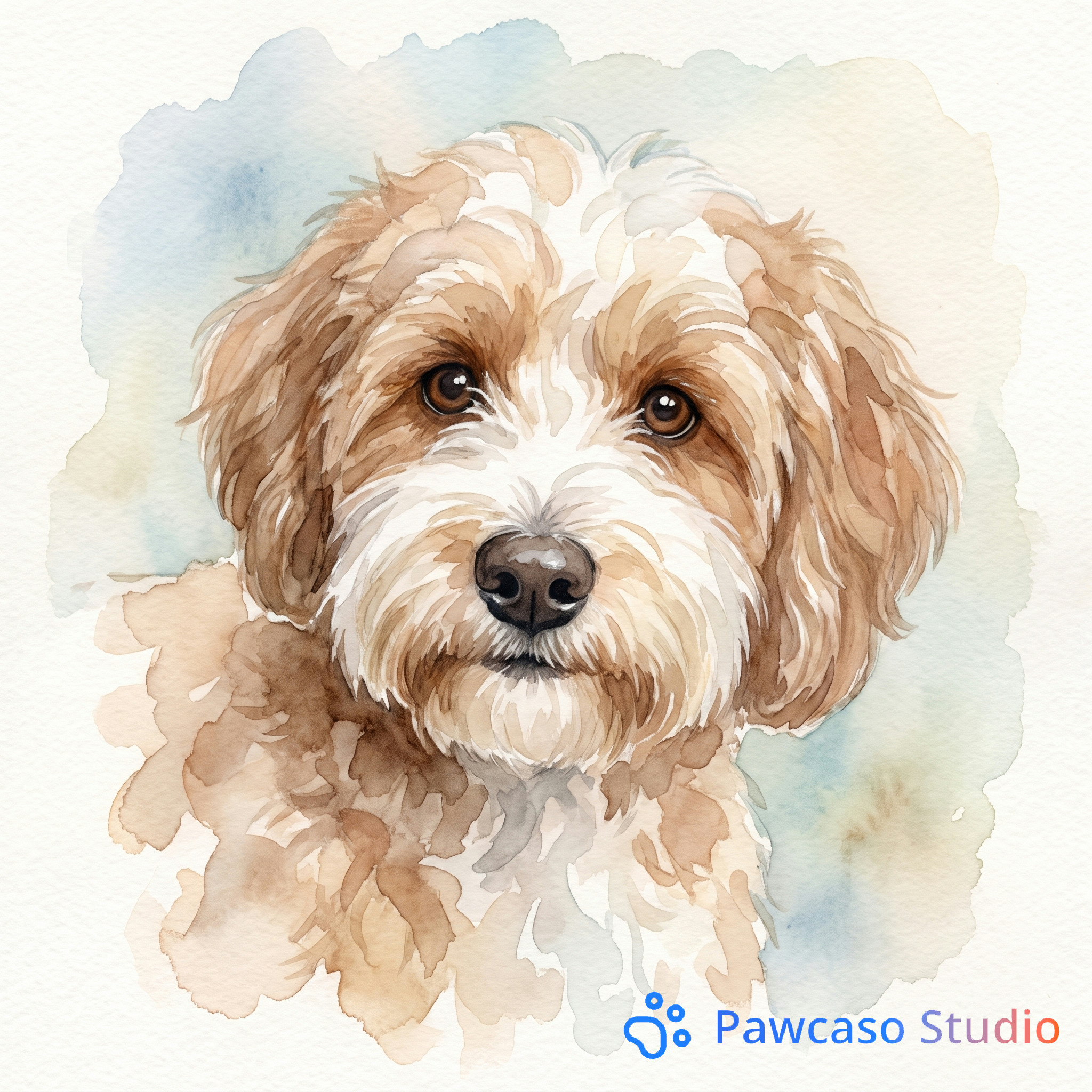 Teddy's Watercolor portrait