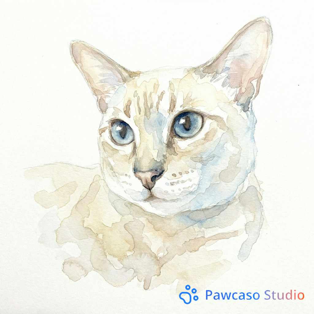 Bobo's Watercolor portrait