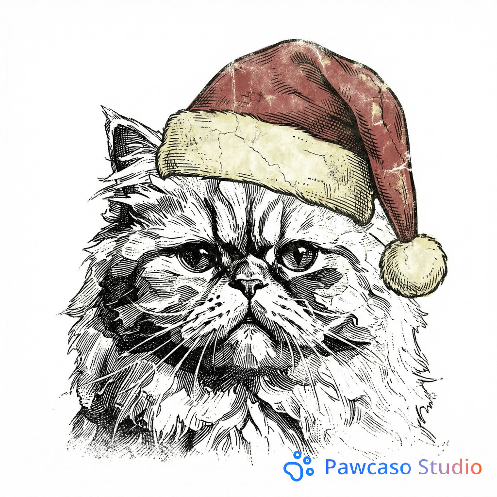 May weather's Abstract Christmas Sketch portrait