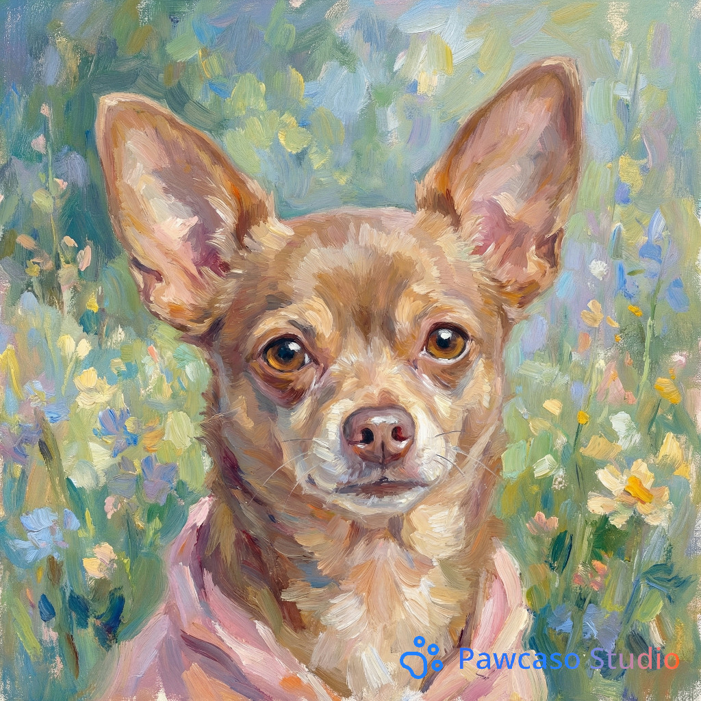 Winnie's Monet portrait