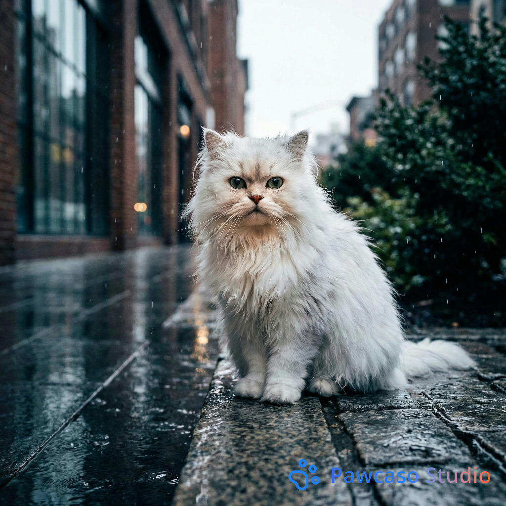 Poppy's Rainy Mood portrait