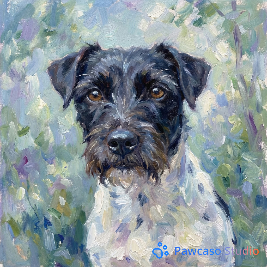 Milo's Monet portrait