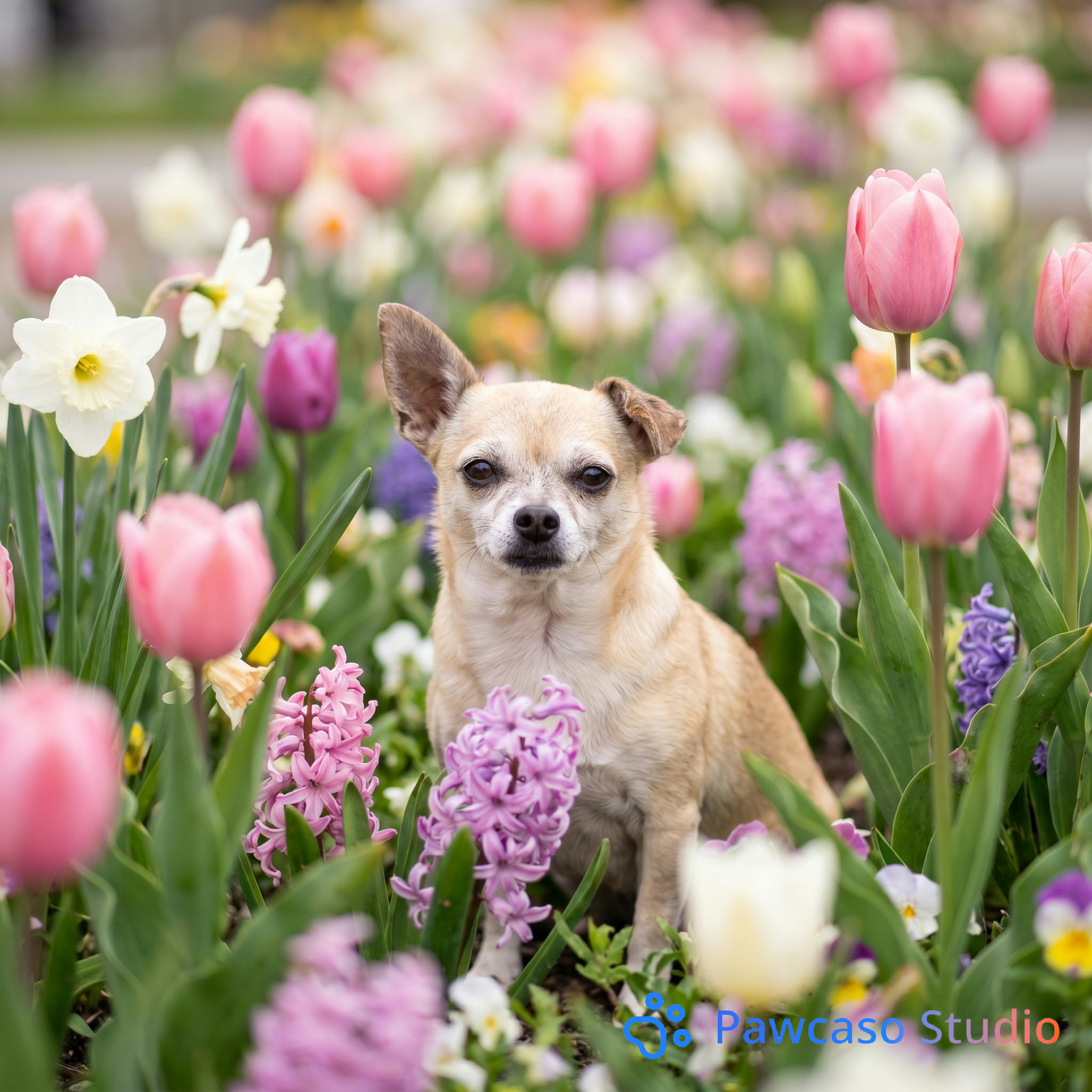 Marshmallow's Flower Garden portrait