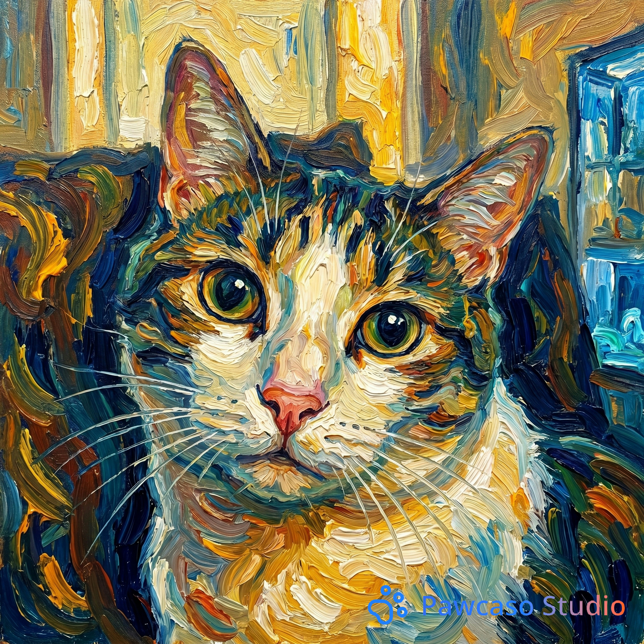 Nyla's Van Gogh portrait