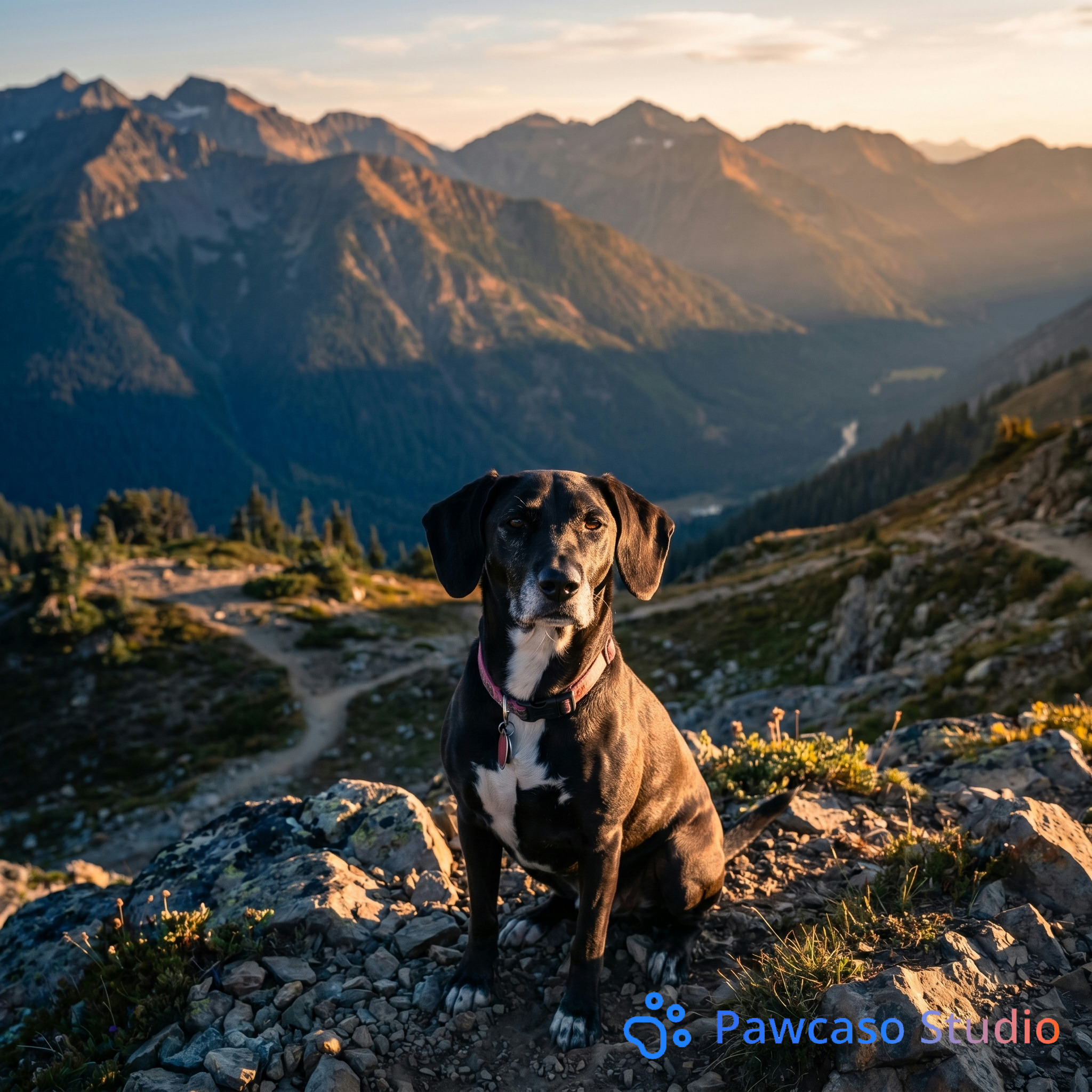 Julie's Mountain Vista portrait