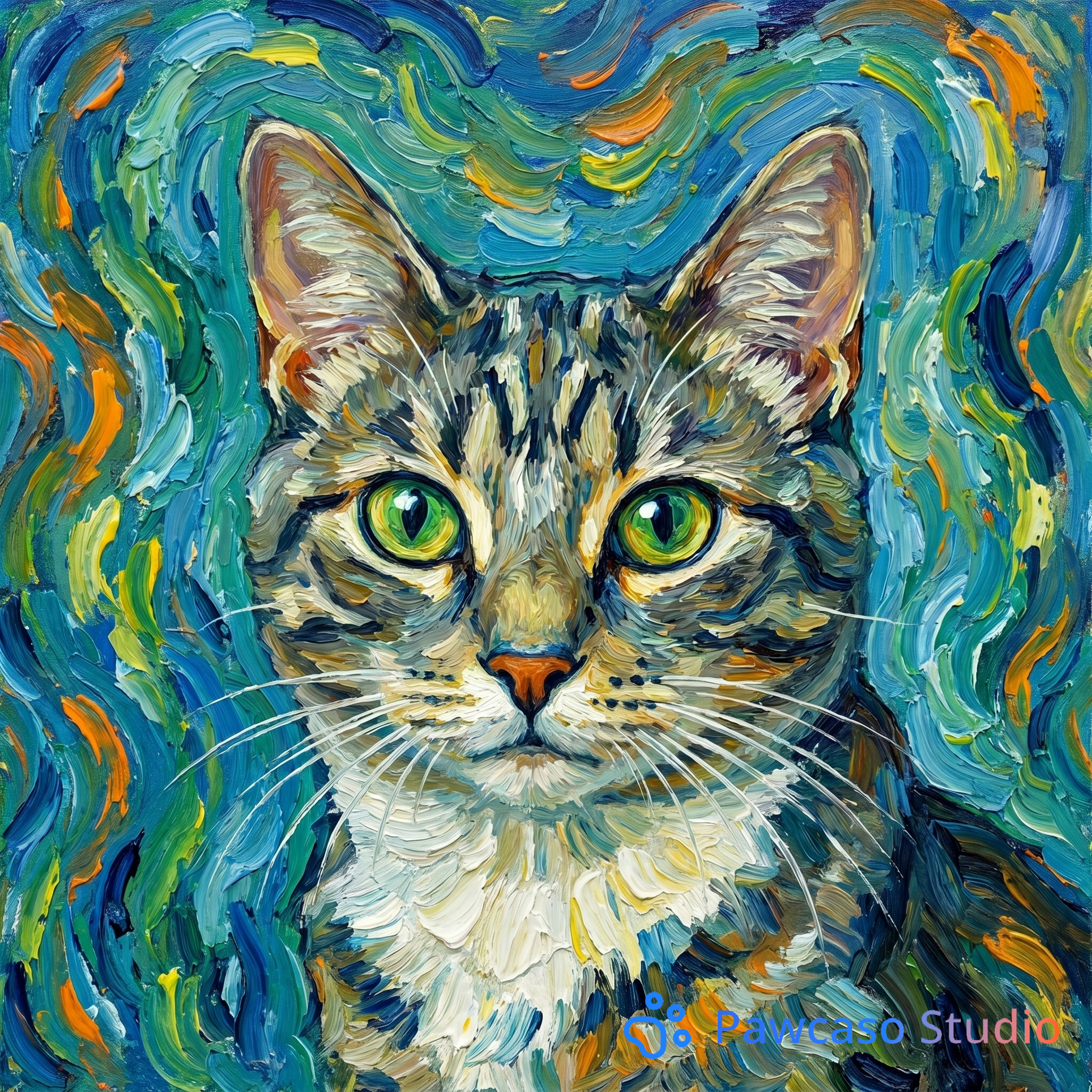 Tommy's Van Gogh portrait