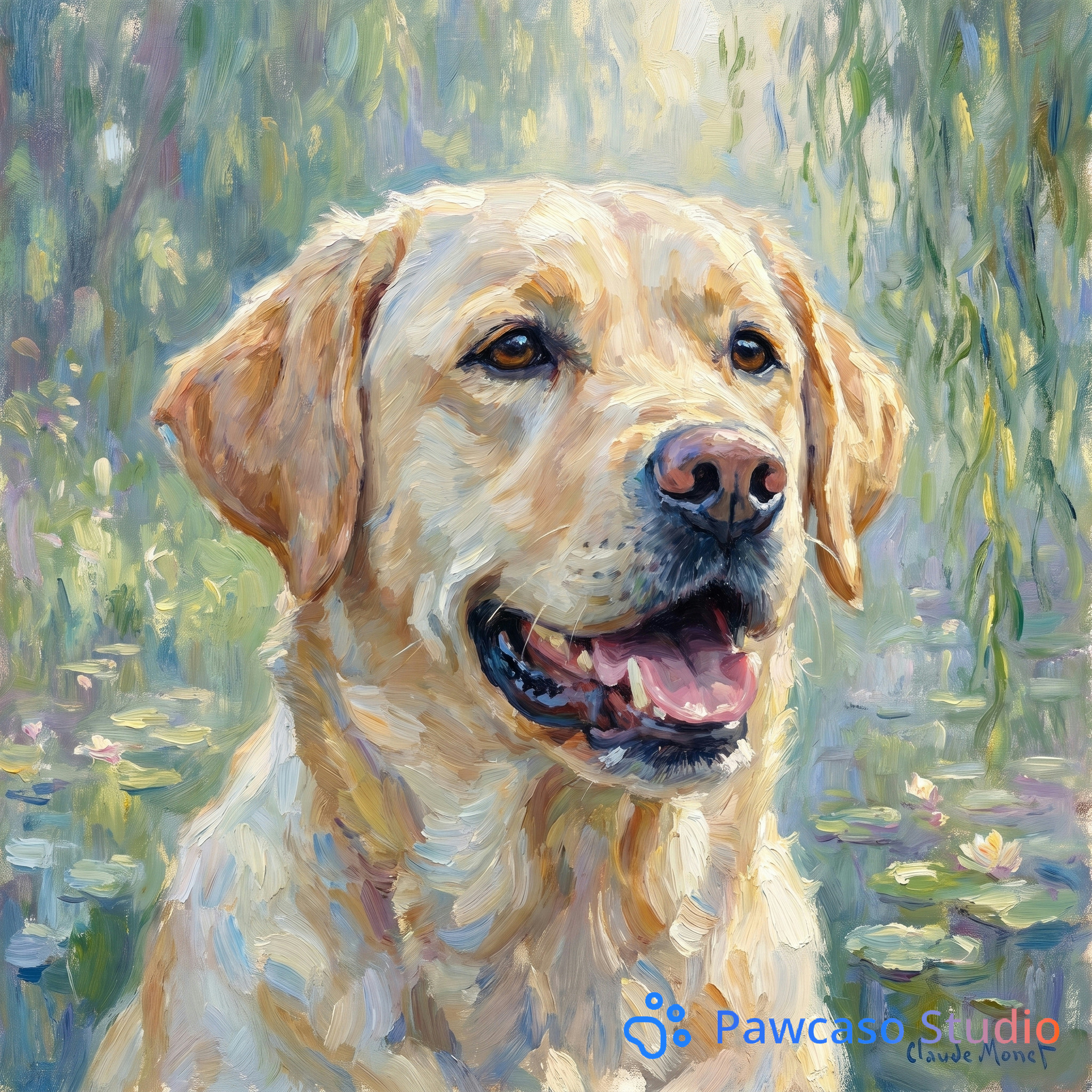 Max's Monet portrait
