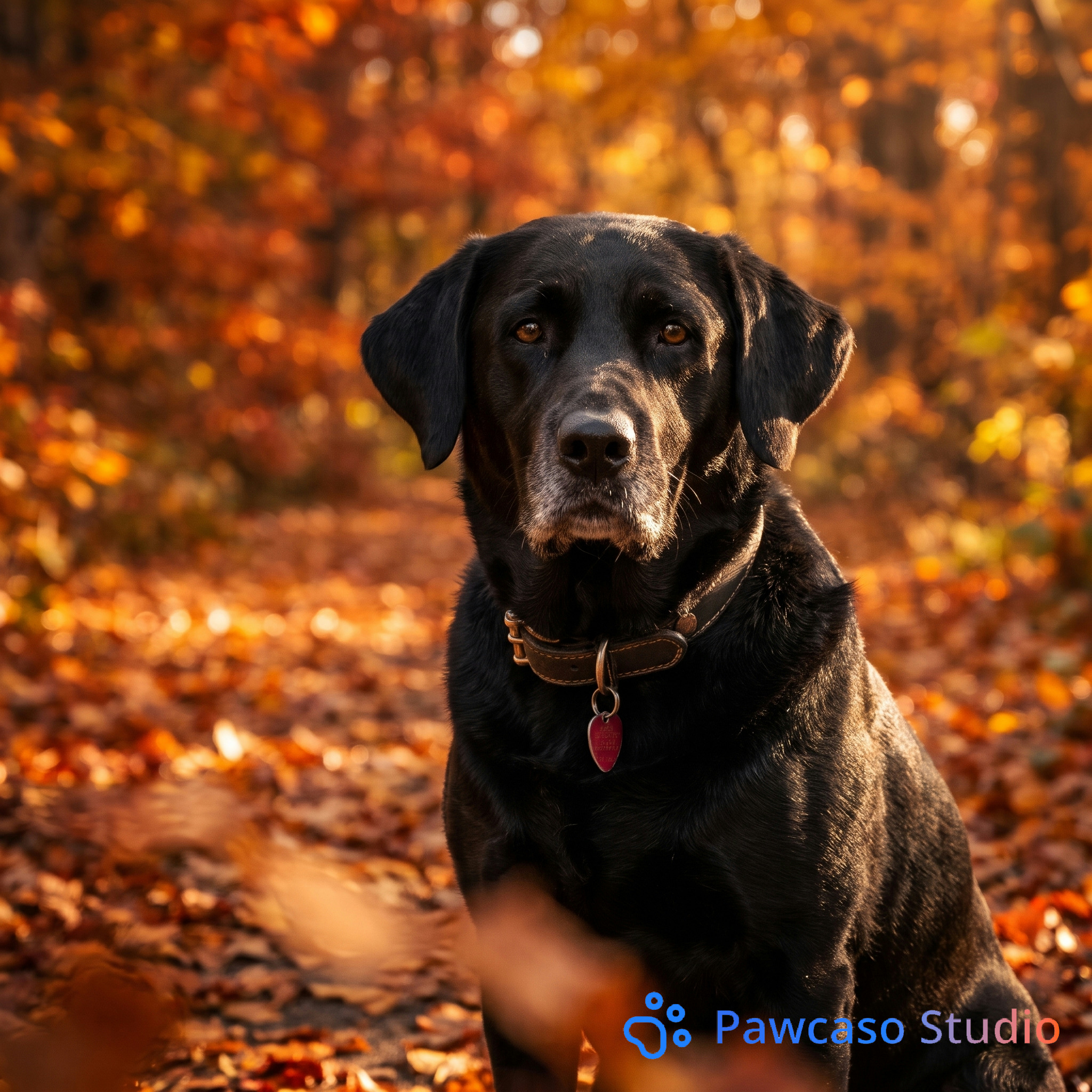 Piper's Autumn Foliage portrait