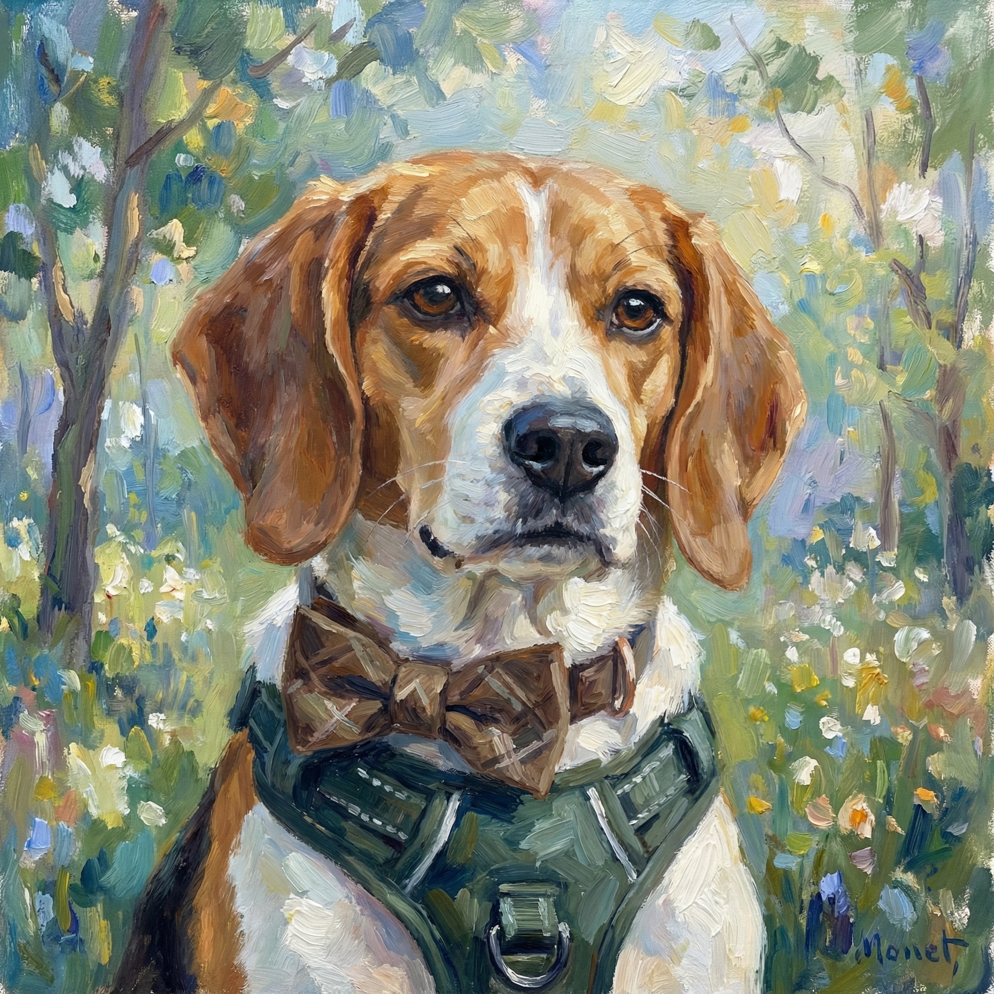 Walter's Monet portrait