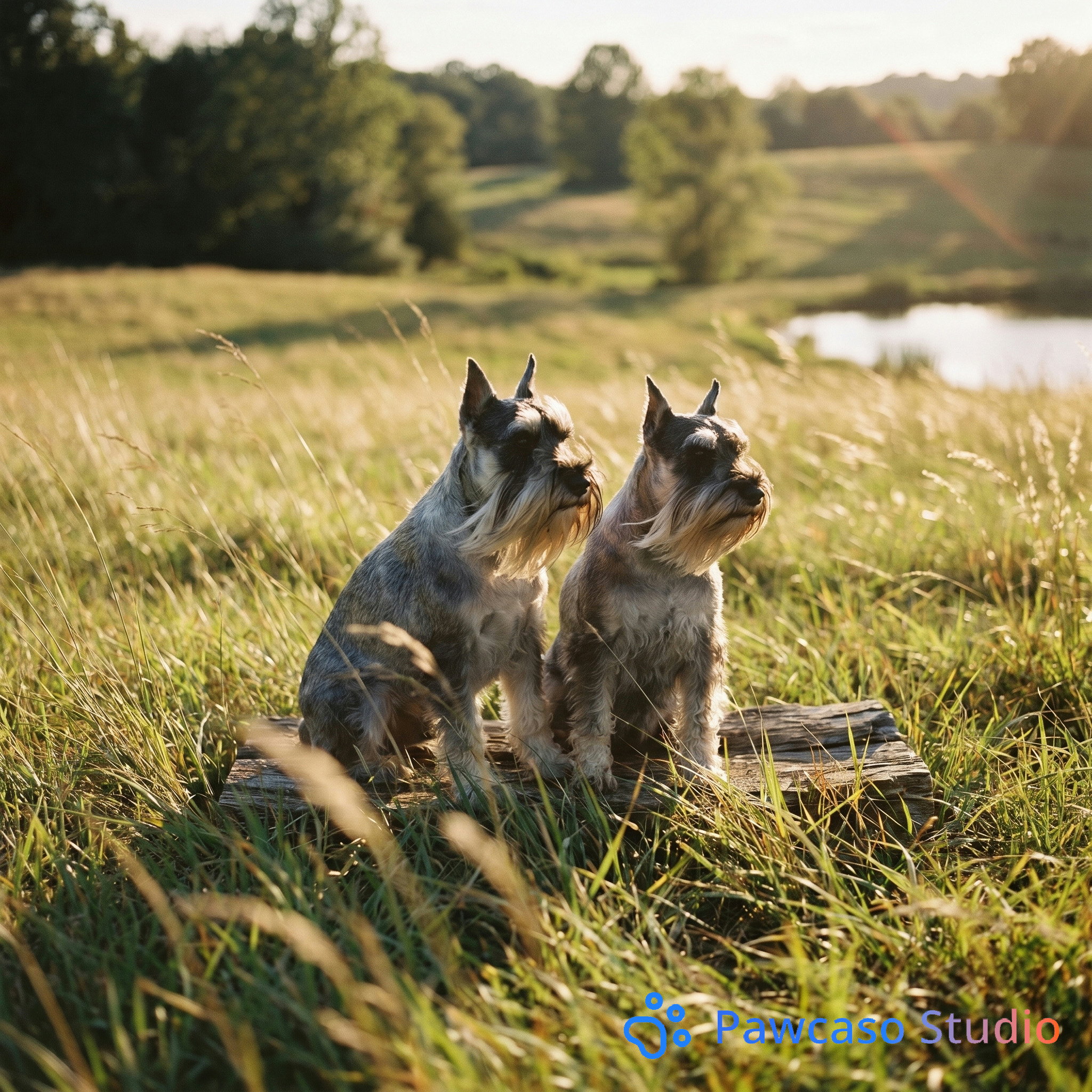 Franc & Goldie's Meadow portrait