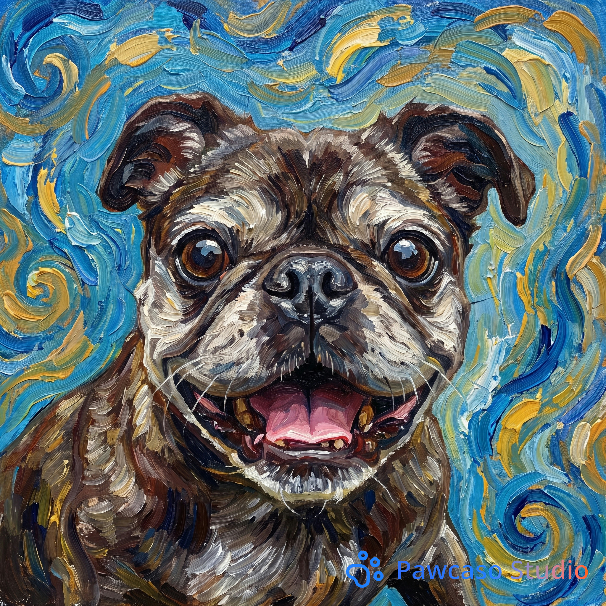 Cleo's Van Gogh portrait