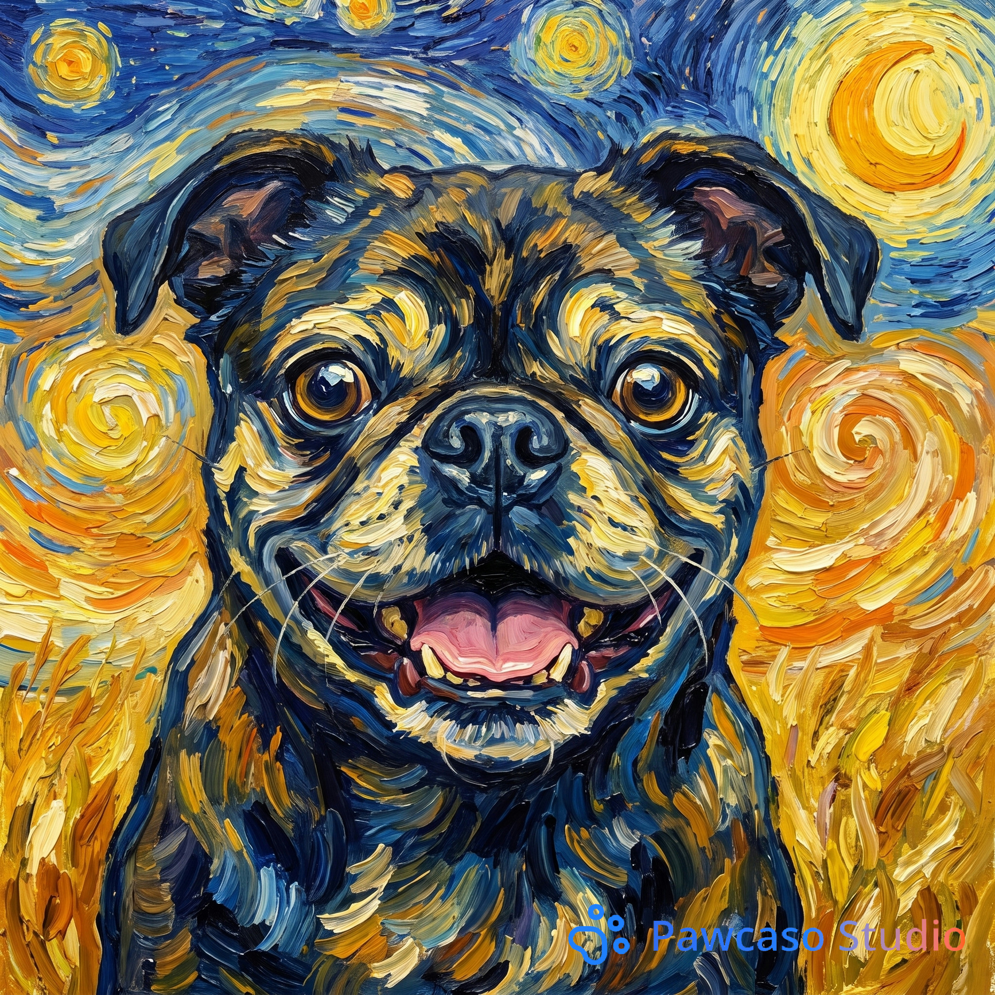 Cleo's Van Gogh portrait