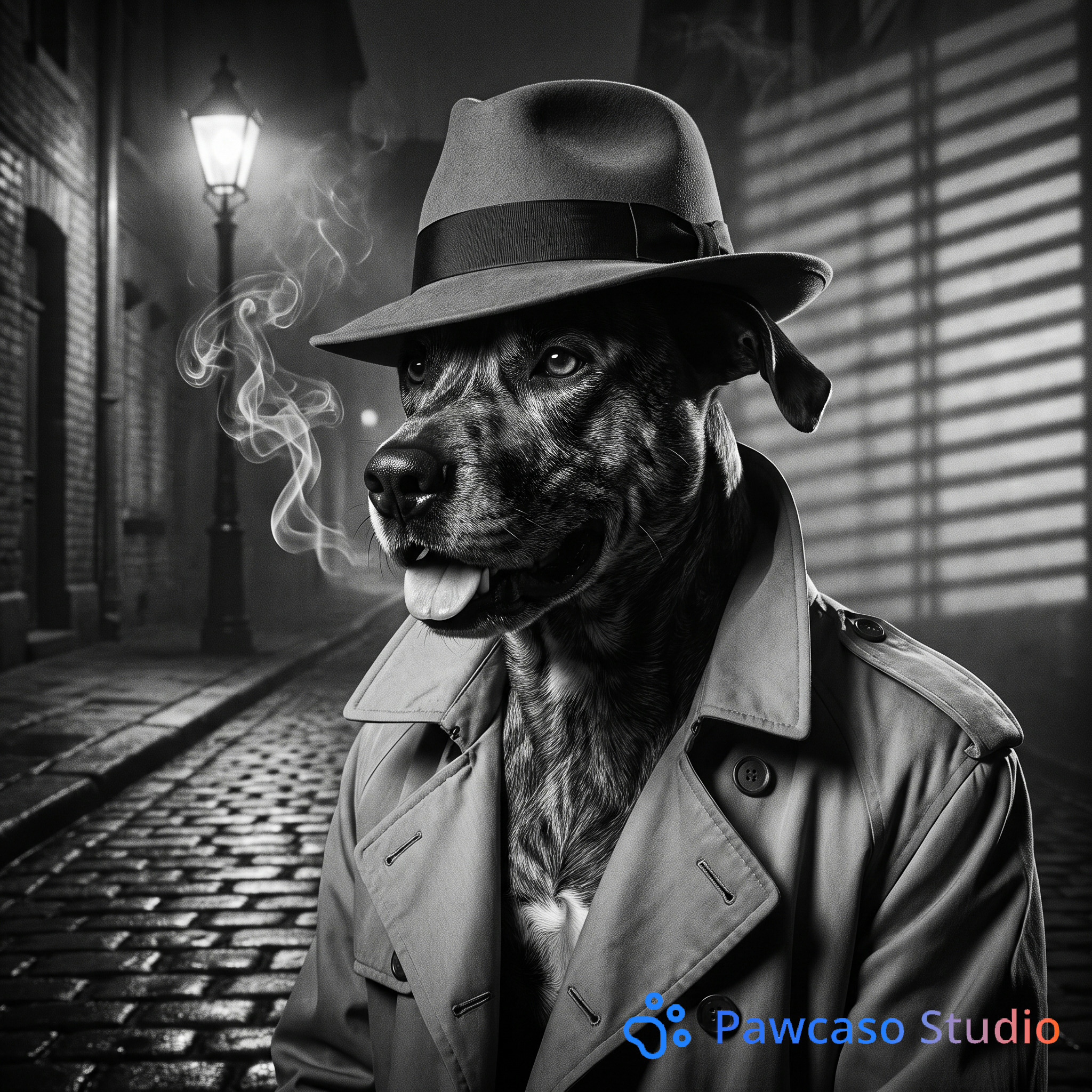 Mia's Film Noir Detective portrait