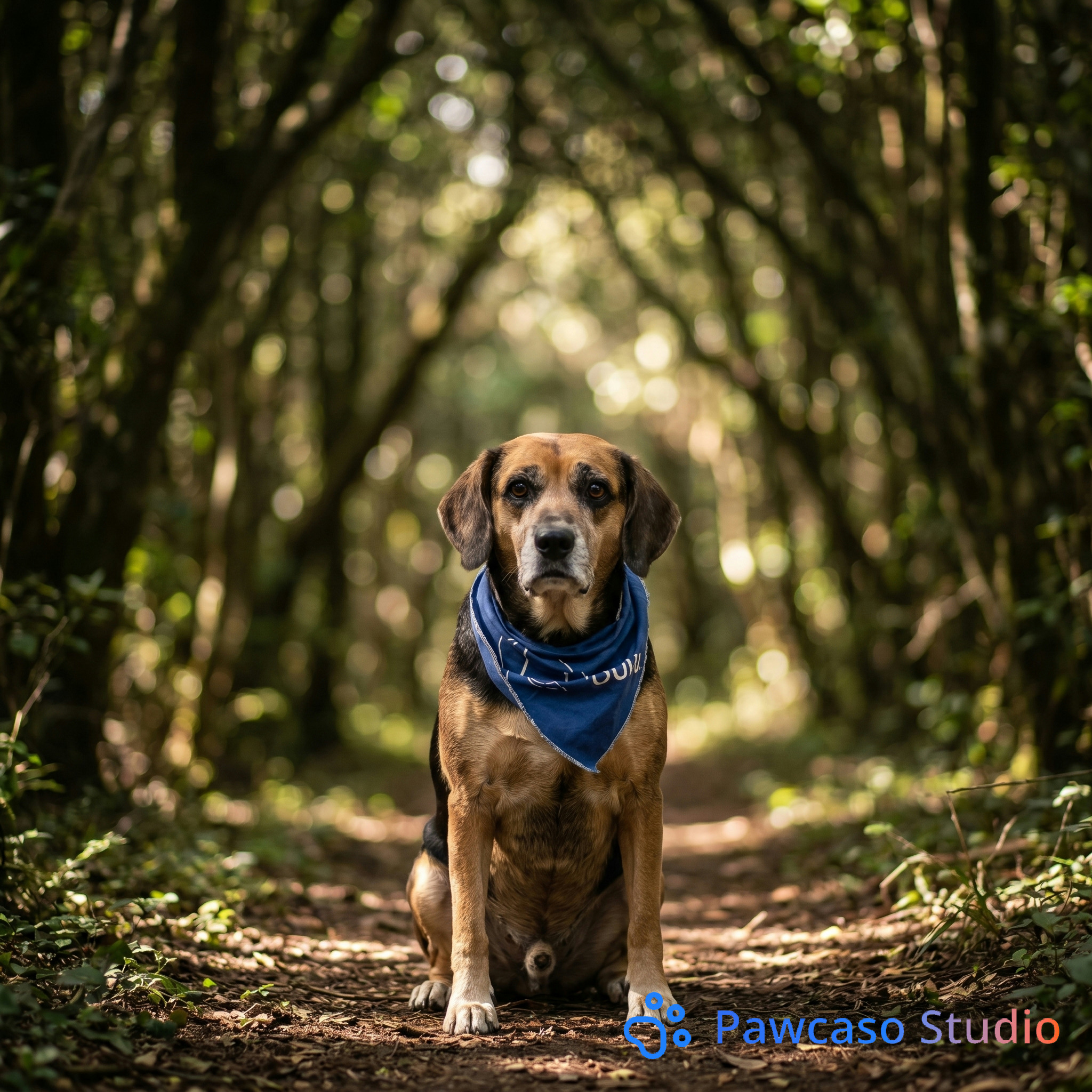 Dadish's Forest Bokeh portrait