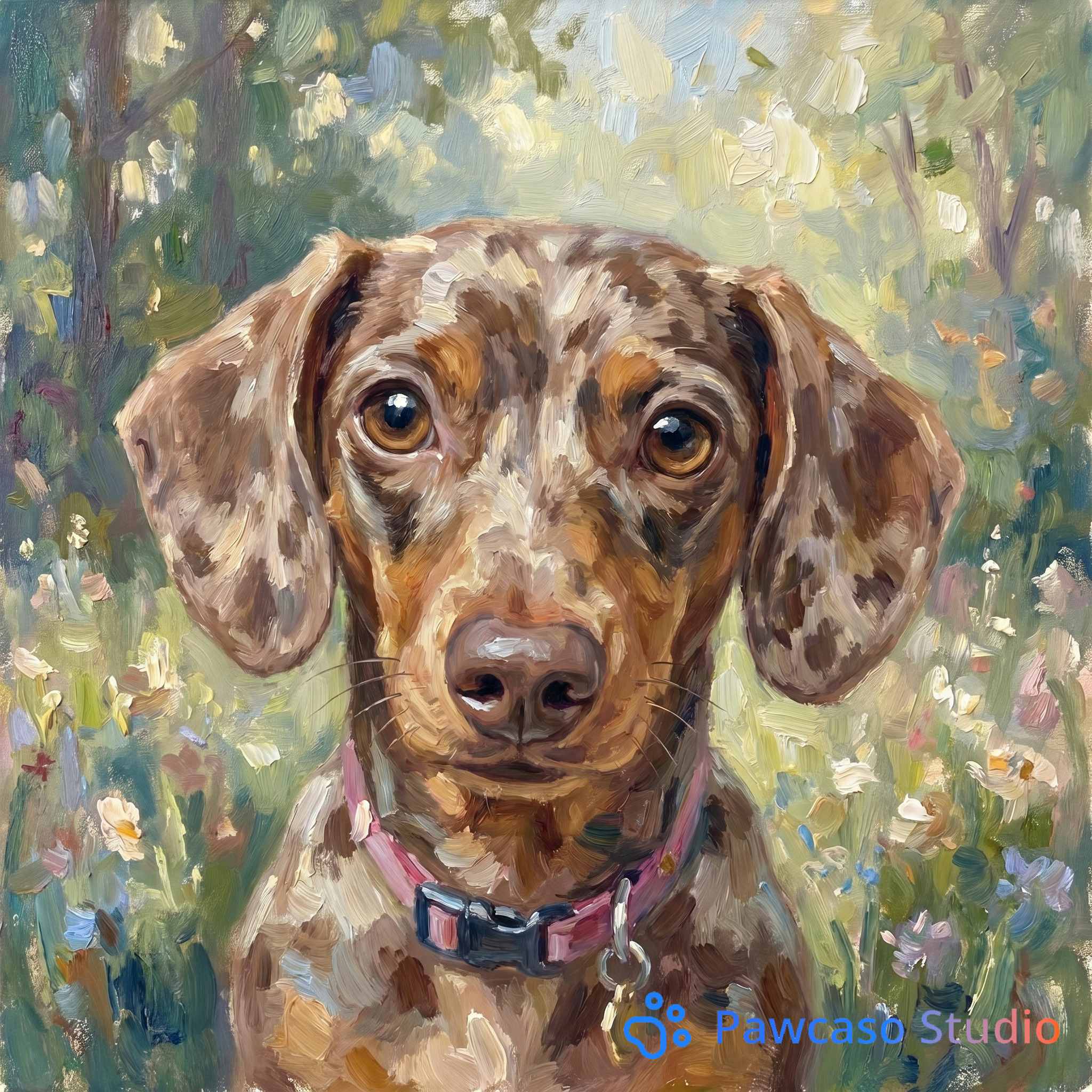 Willow's Monet portrait