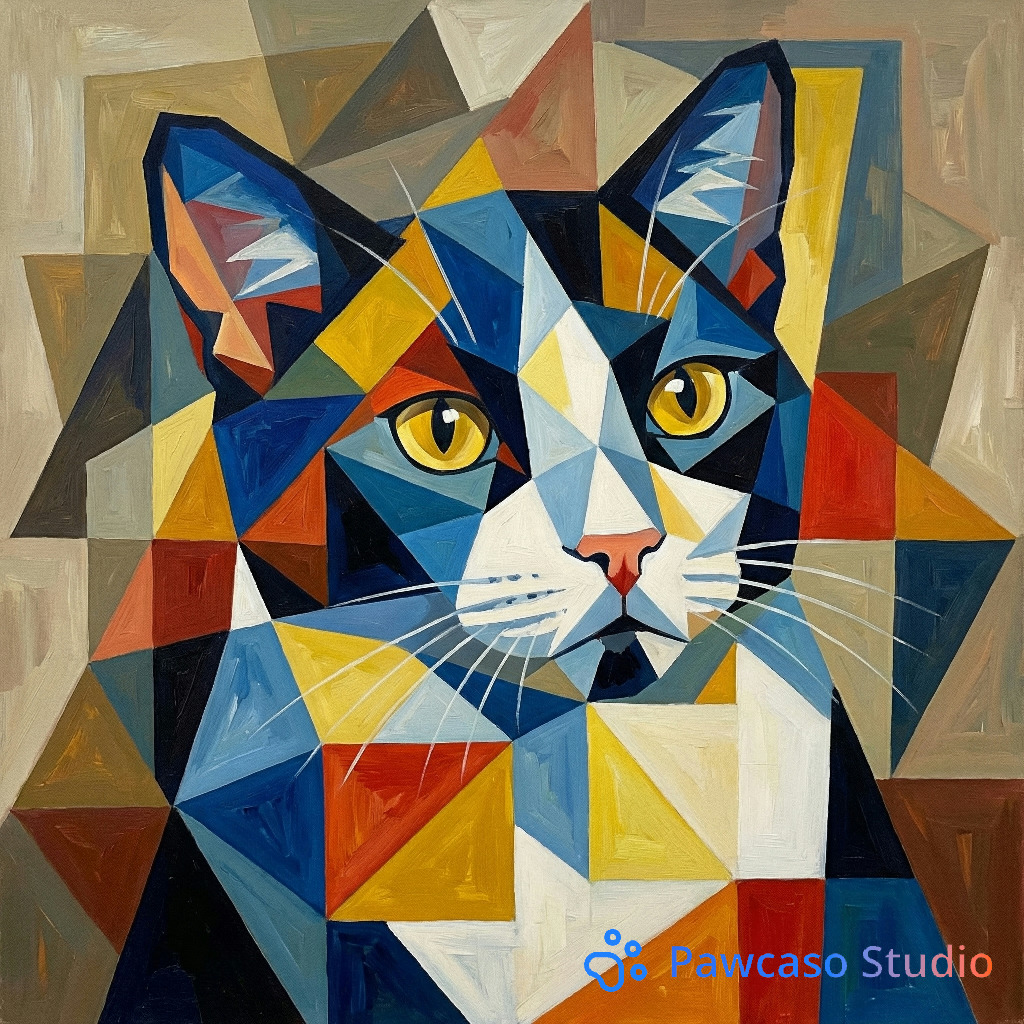 Pet's Picasso portrait