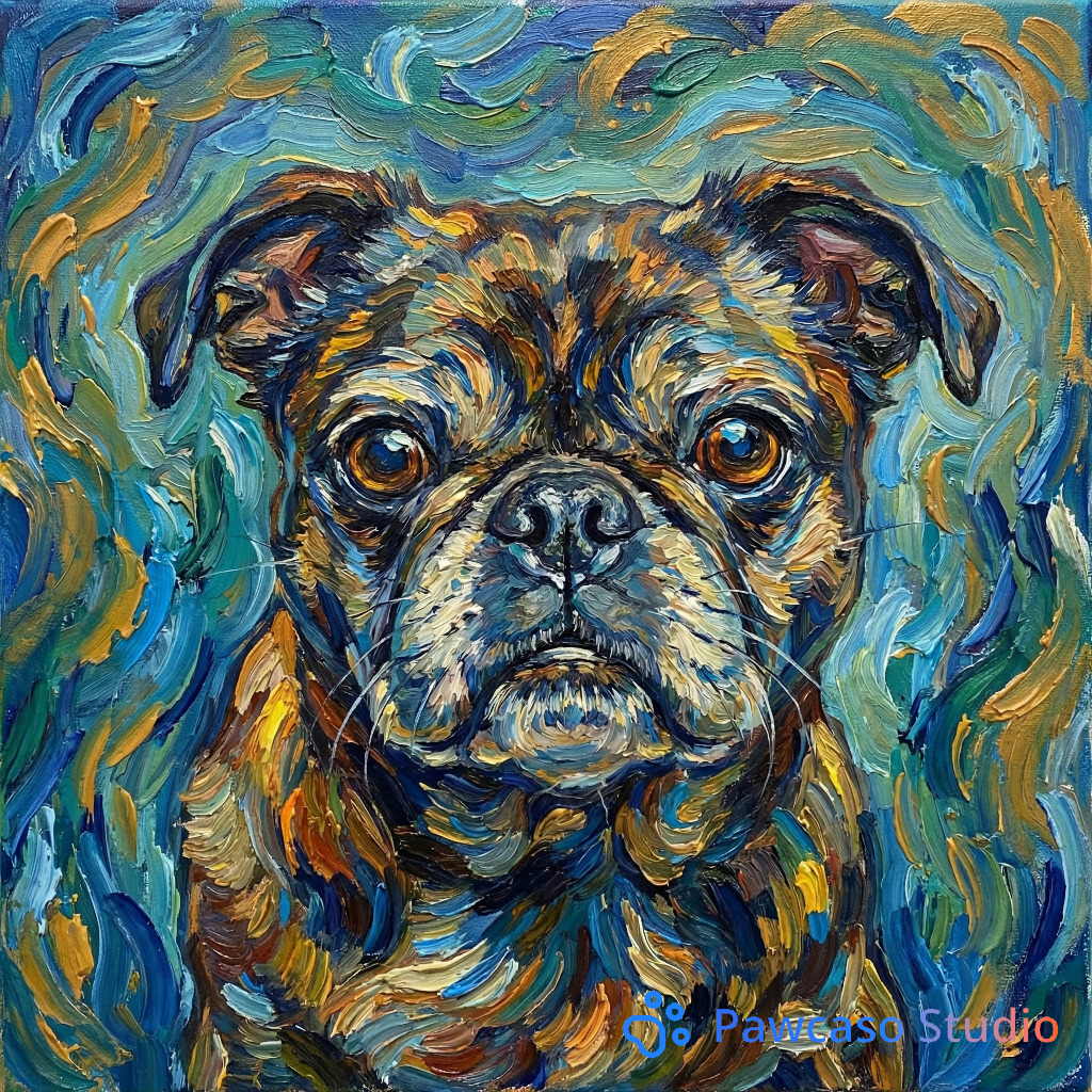 Cleo's Van Gogh portrait