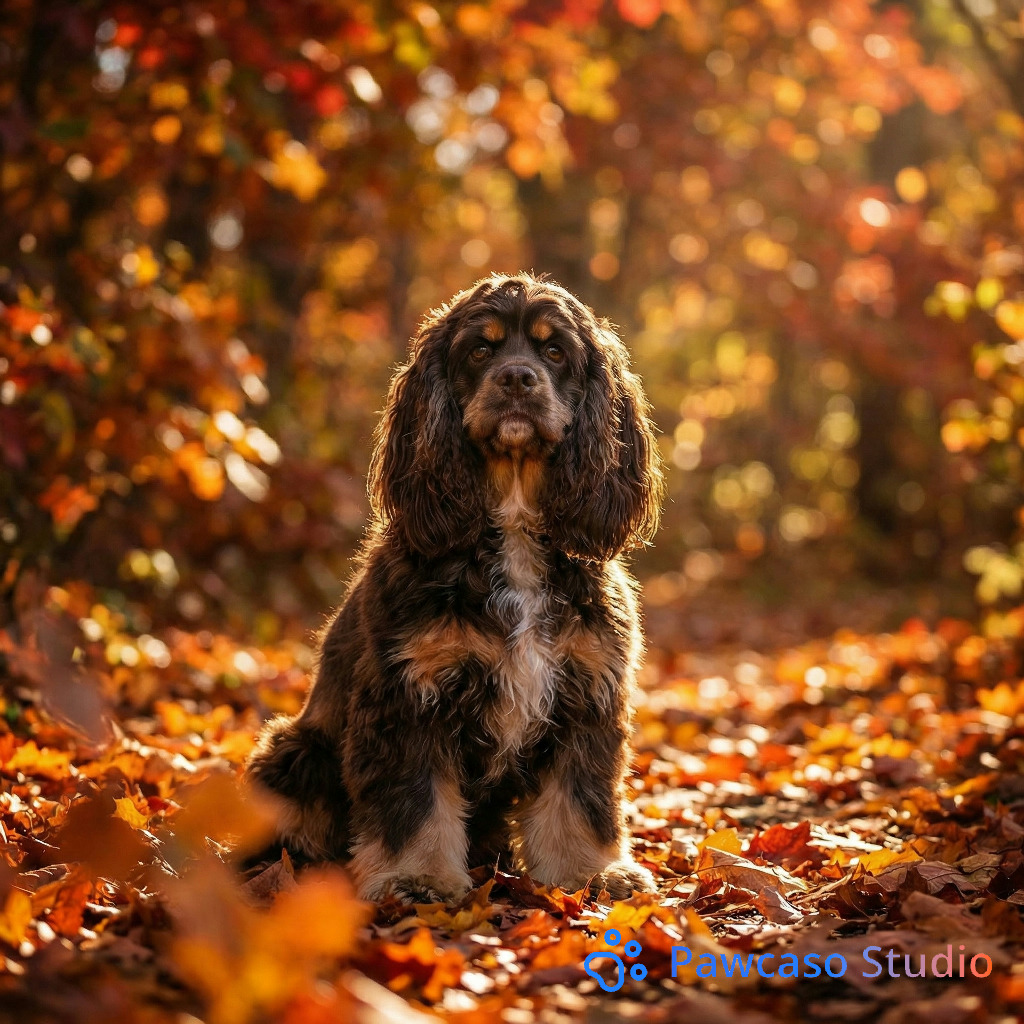 Sophie's Autumn Foliage portrait