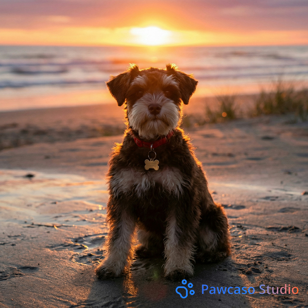 Aspen's Beach Sunset portrait