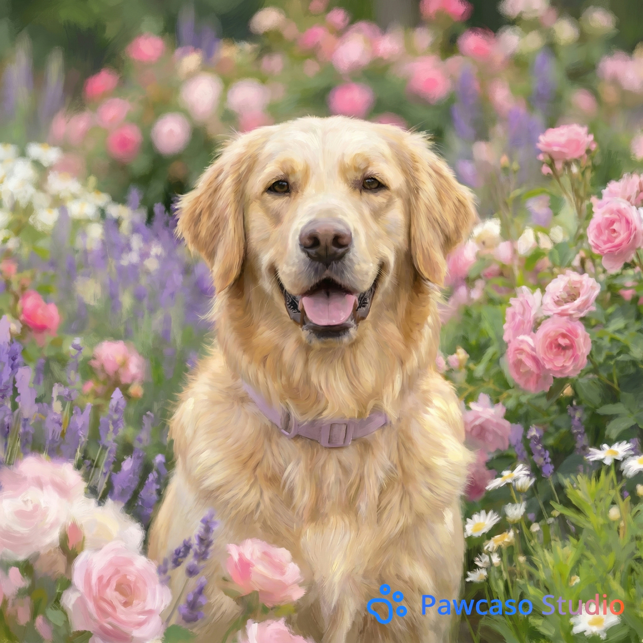 Greta's Monet portrait