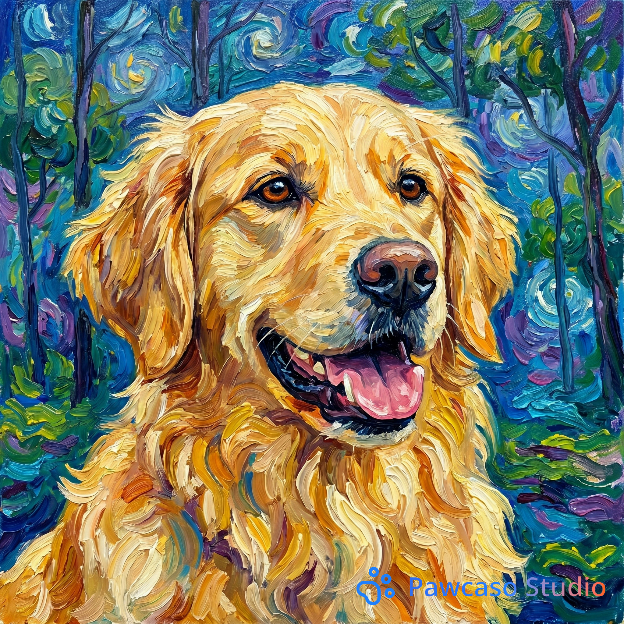 Greta's Van Gogh portrait