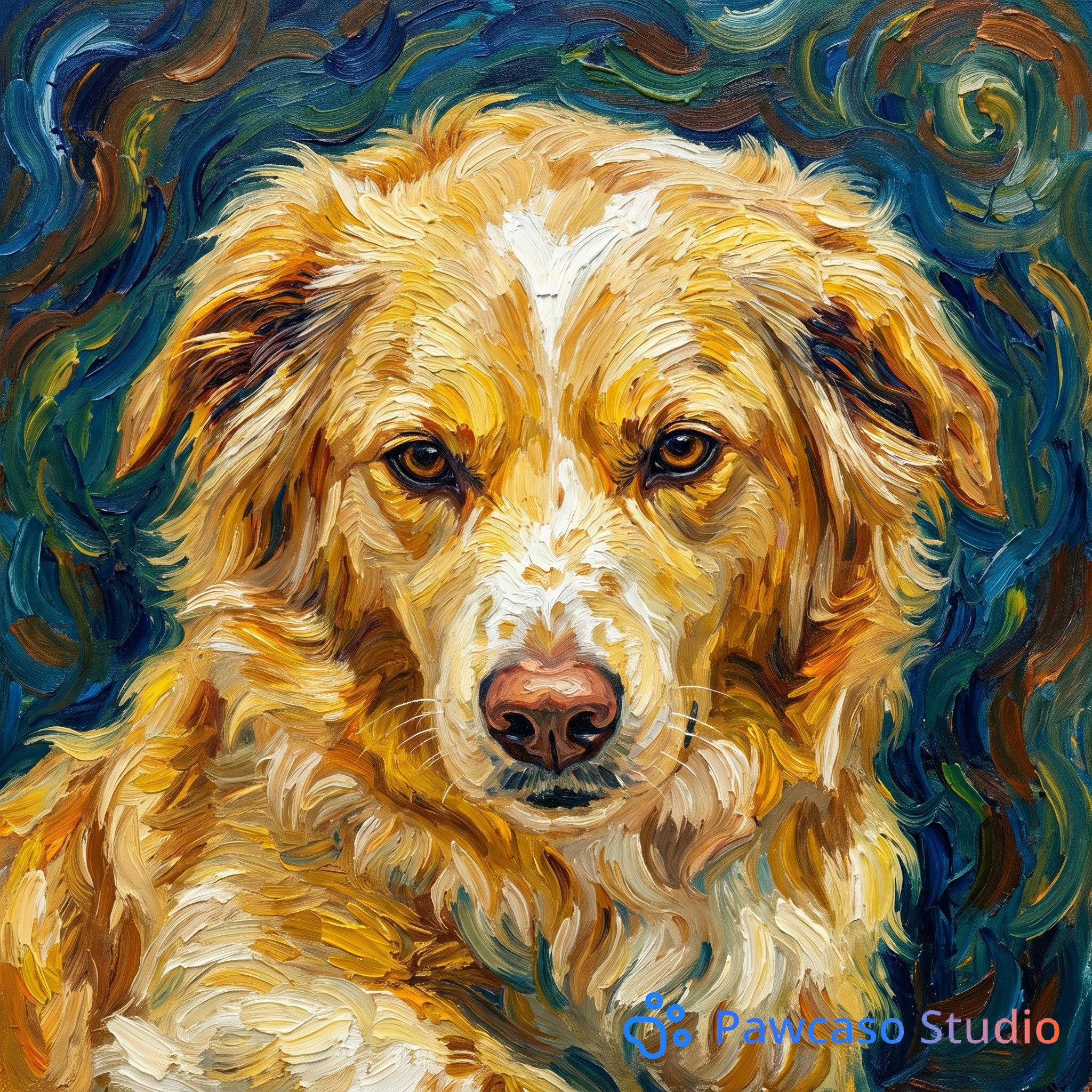 Krik's Van Gogh portrait